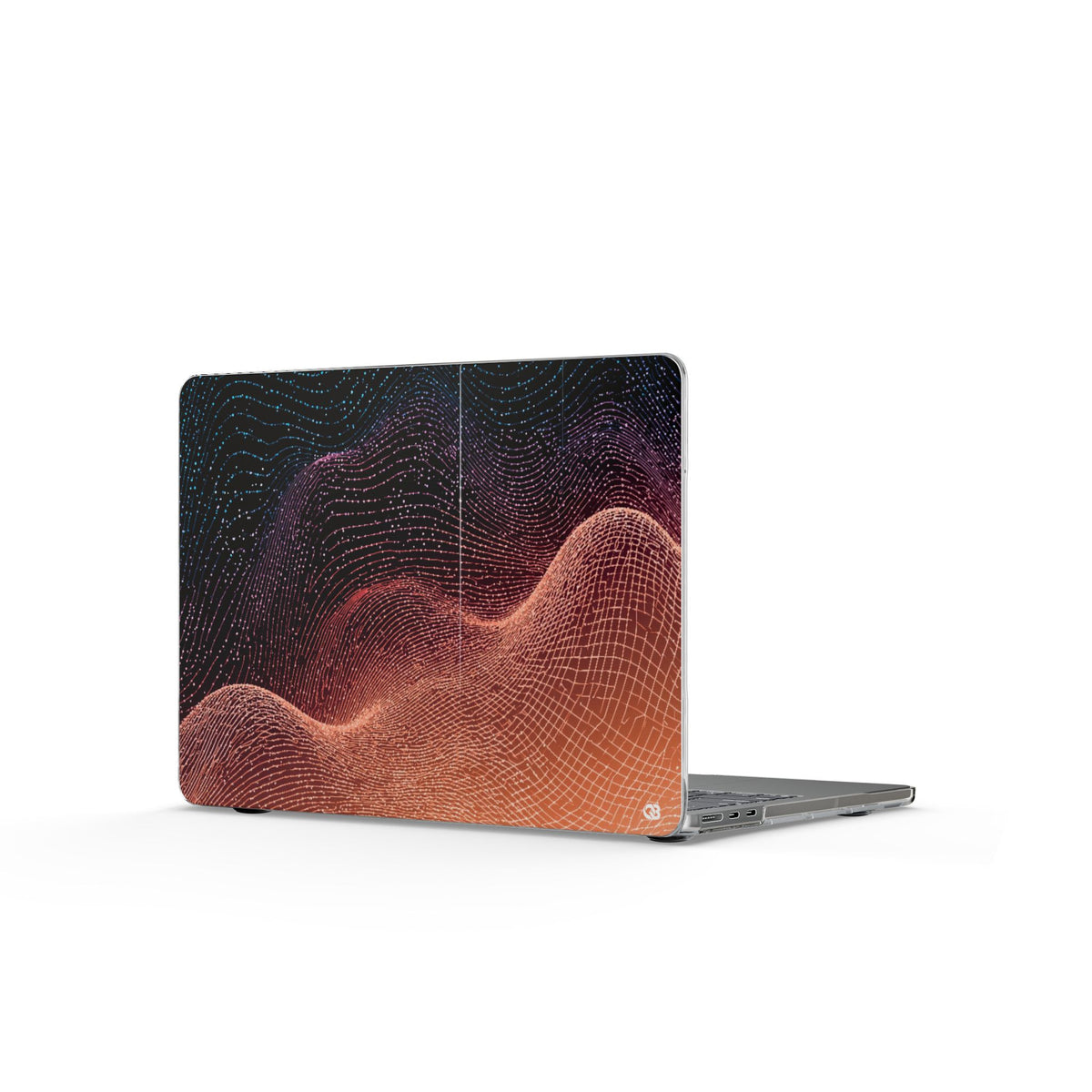 Spectral Elevation · Clear Hard Case for MacBook · Orange