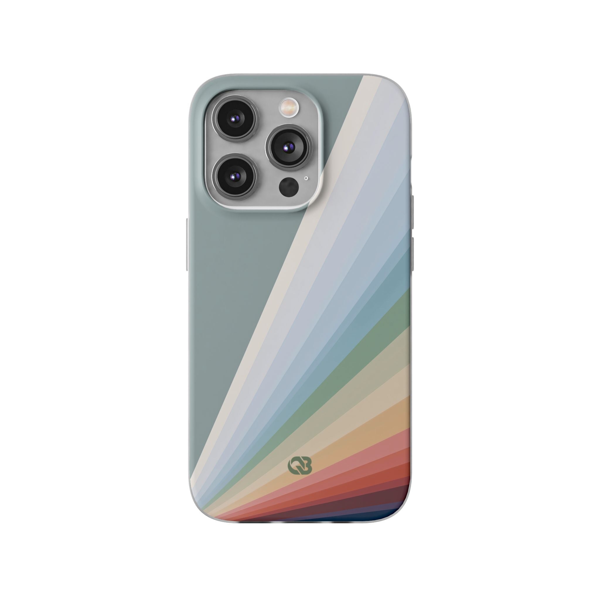 Green Lite Phone Case for iPhone - Sage Prism Beam