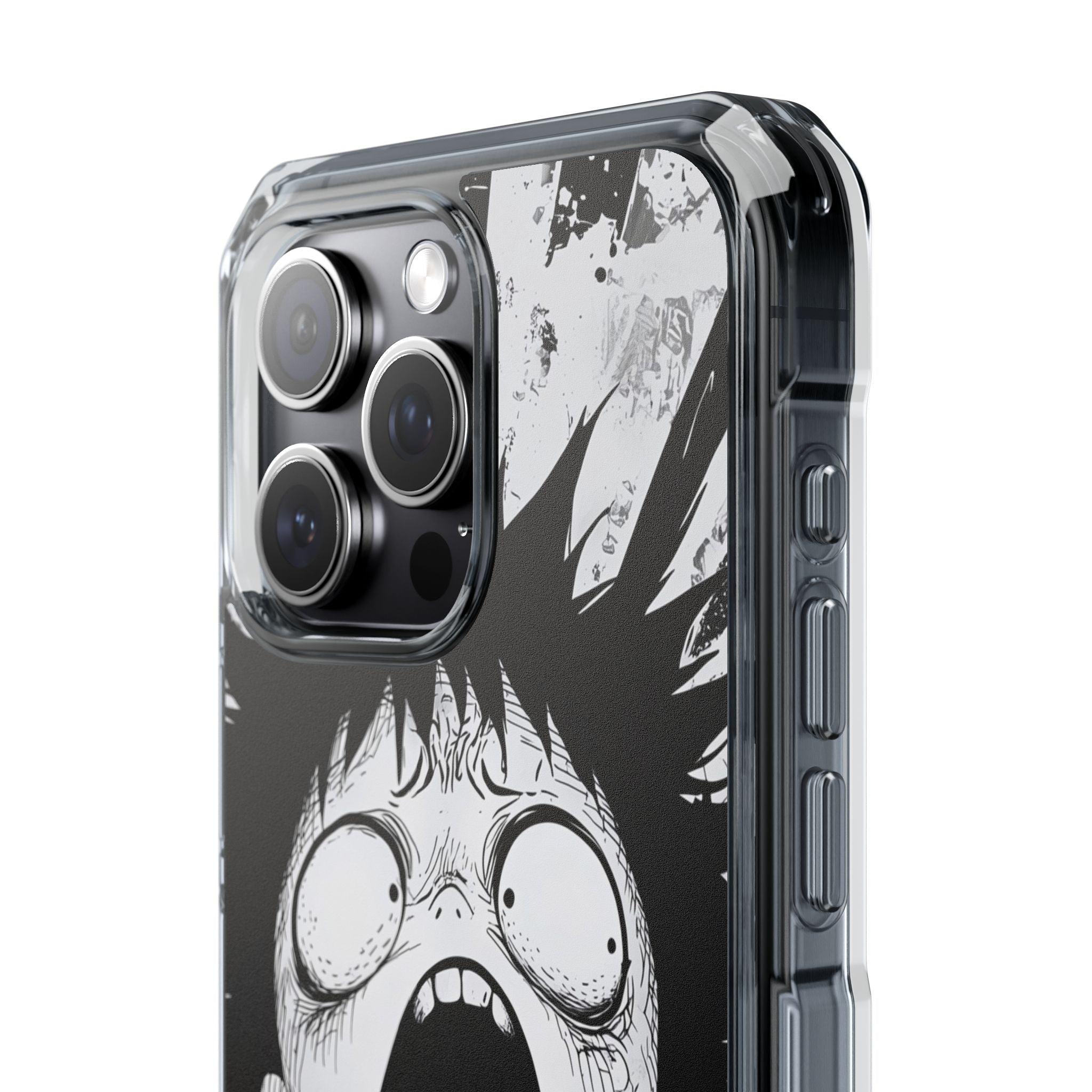 Screaming Stripes iPhone 15 Pro Max Case - Impact