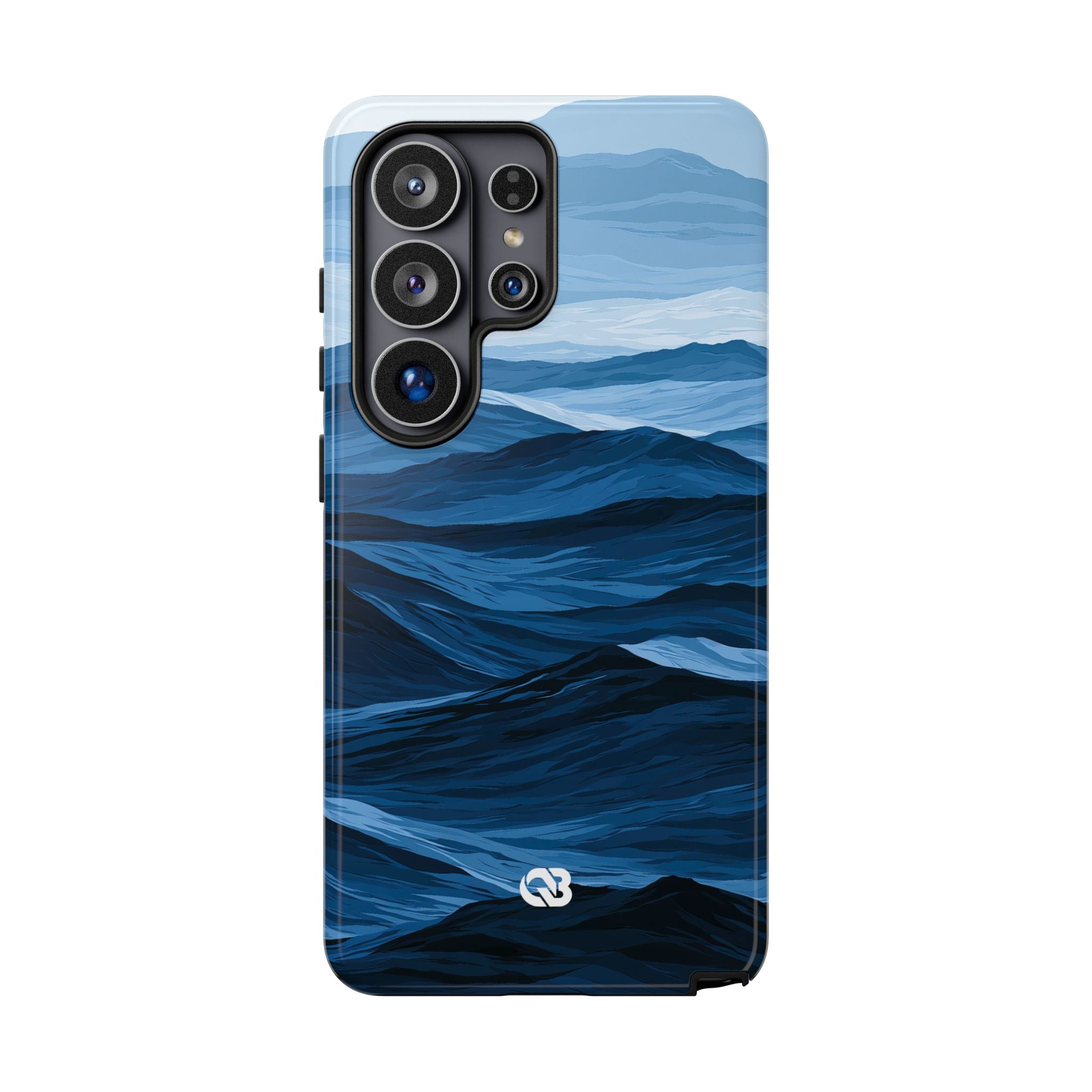Blue Tough Phone Case for Samsung - Cobalt Ridge Tides