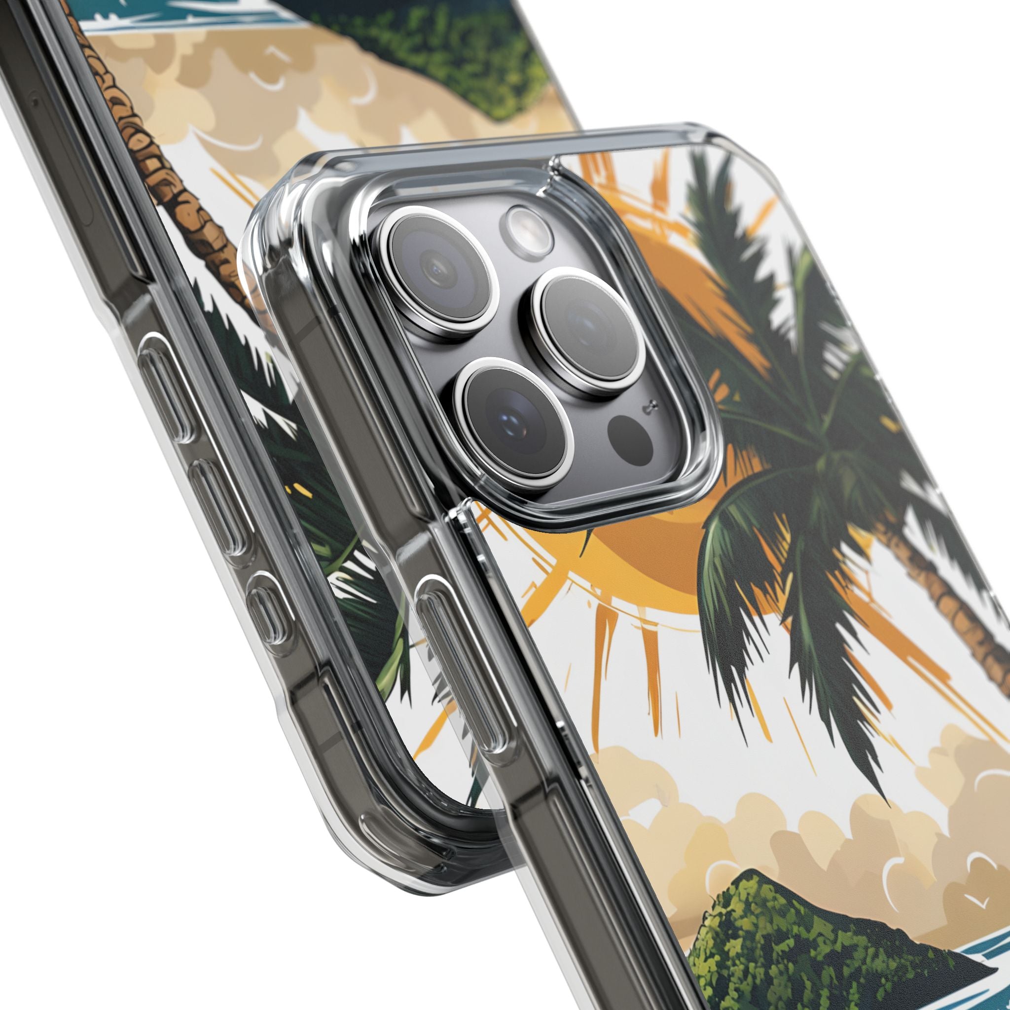 Sunny Palm Breeze iPhone 15 Pro Max Case - Impact