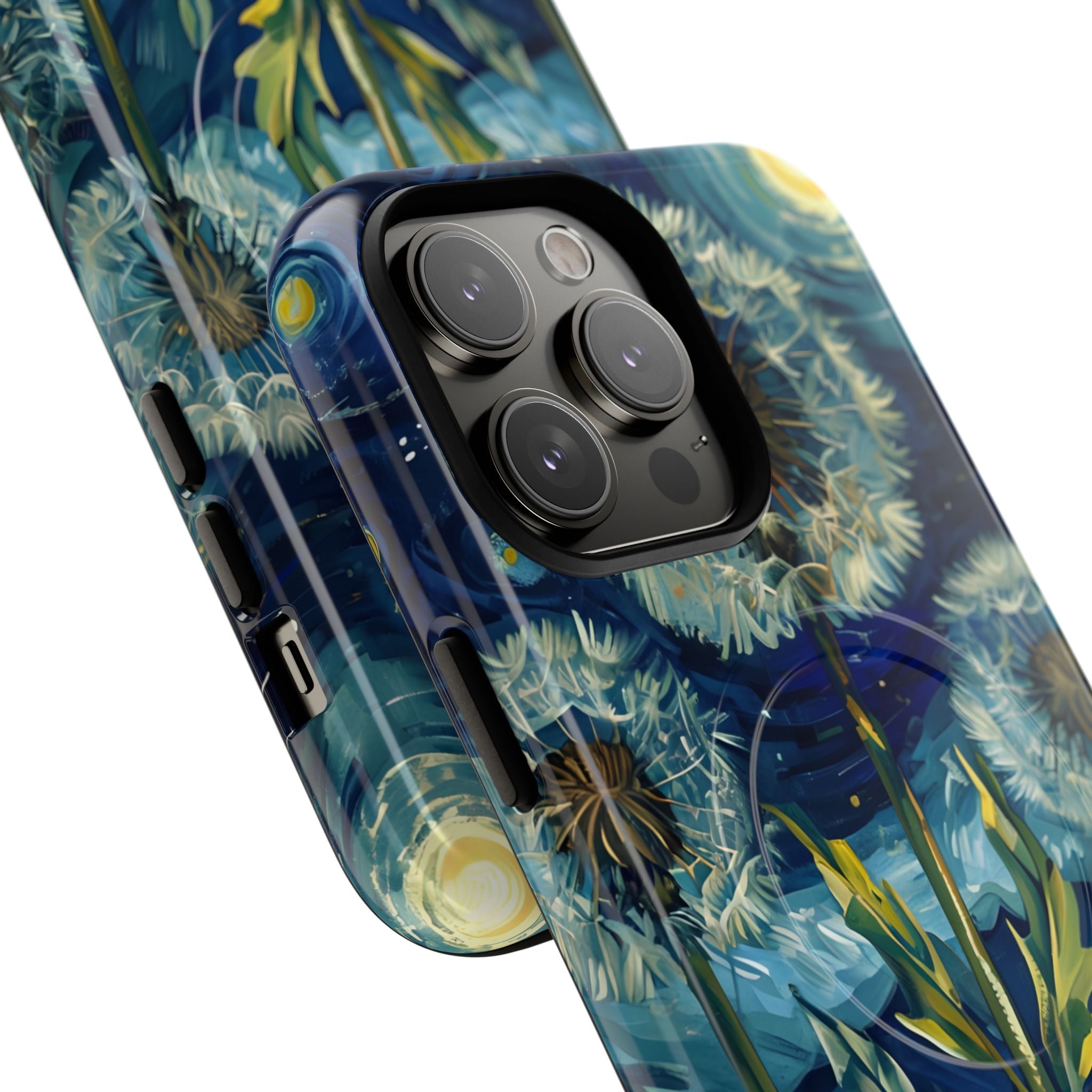 Starry Dandelion Swirl · Tough+ Coque de téléphone pour iPhone · Magsafe