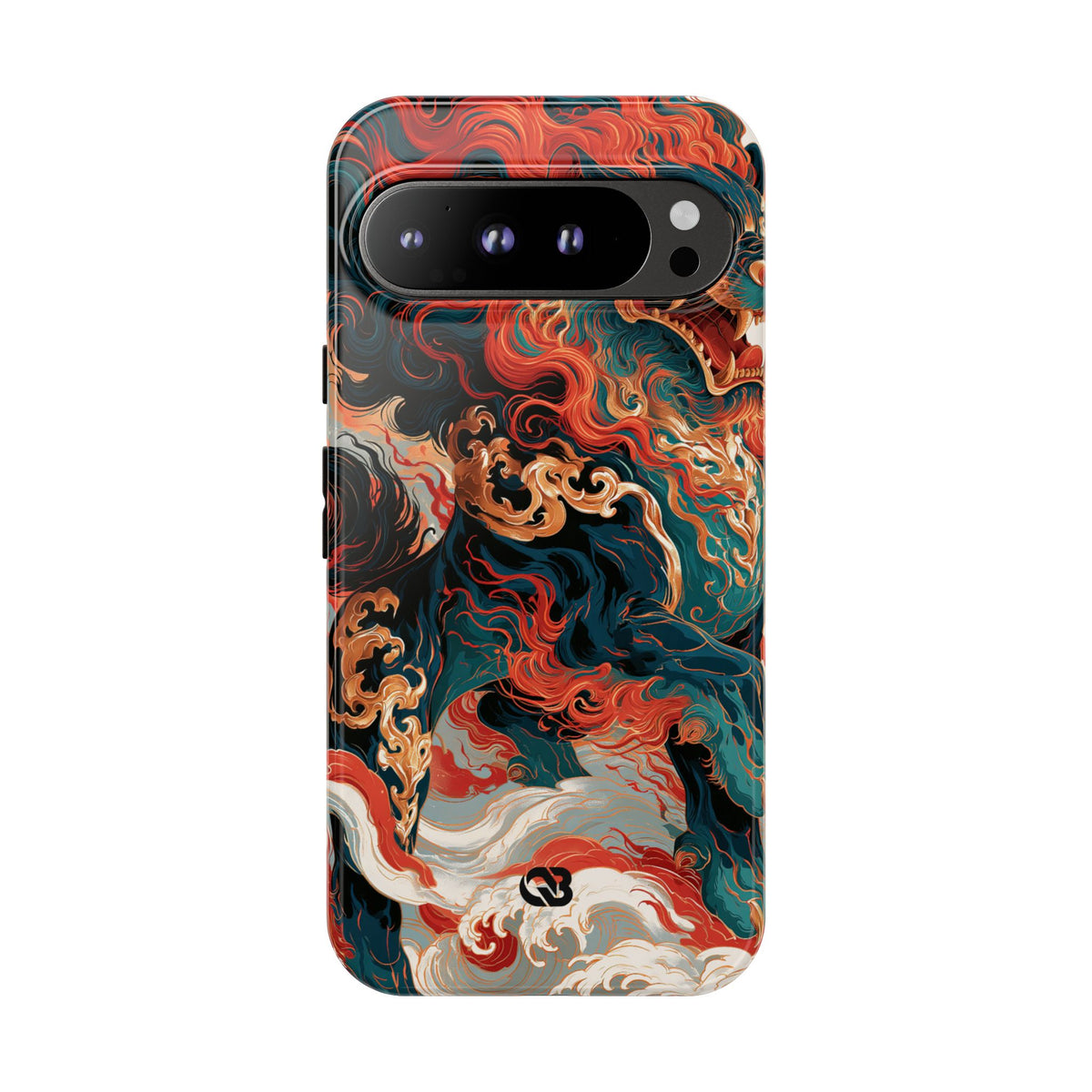 Imperial Shishi · Tough Phone Case for Pixel · Teal