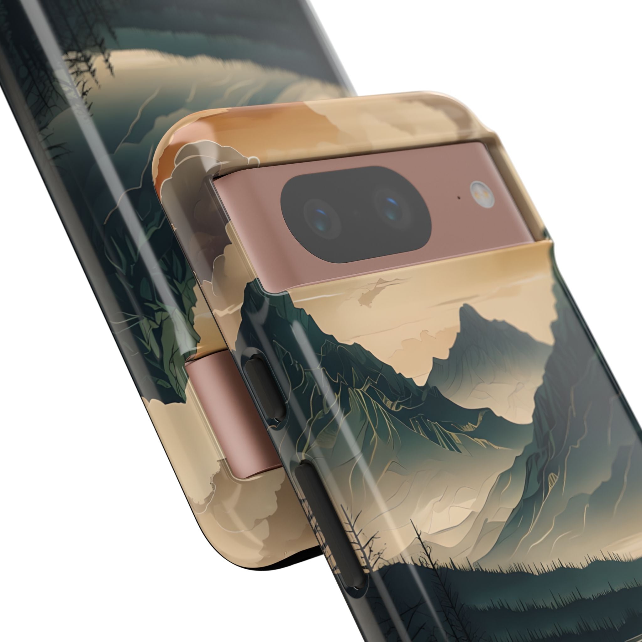 Summit River Dusk · Tough Phone Case for Google Pixel
