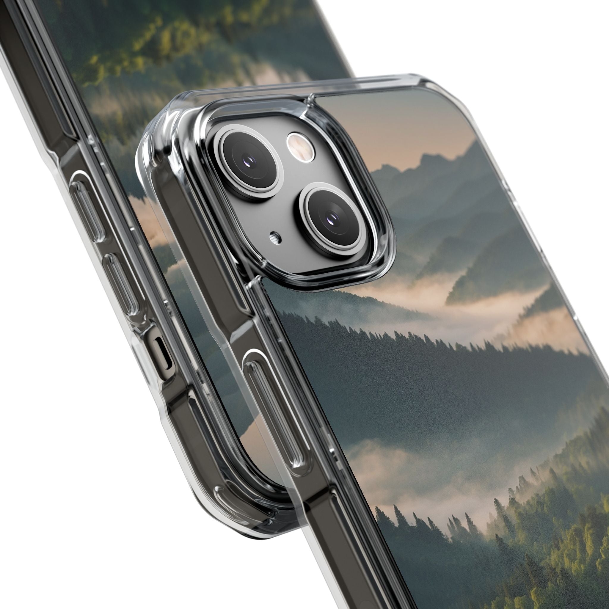 Foggy Mountain Ridge · Impact Handyhülle für iPhone · Magsafe