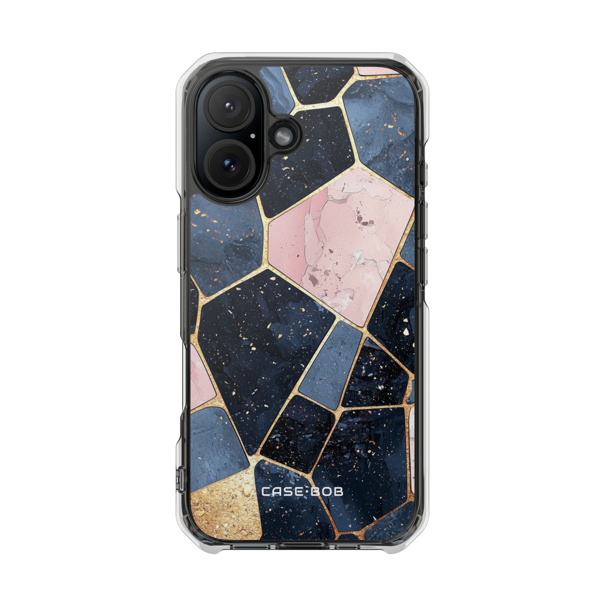 Golden Mosaic iPhone 16 Case - Impact - CASE•BOB
