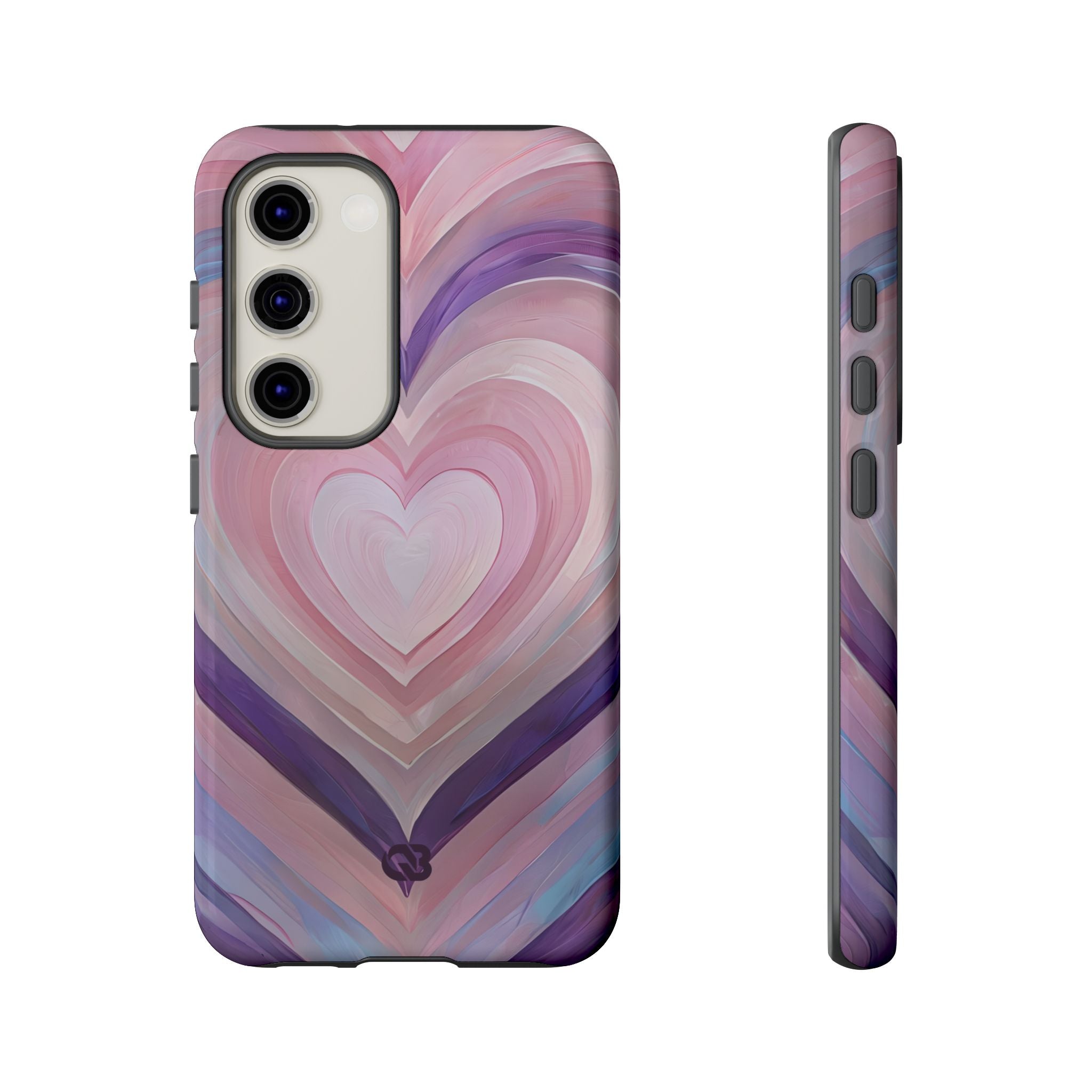 Lavender Pulse Hearts · Custodia Tough per Samsung
