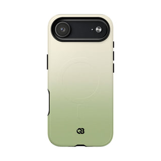 Green Tough 2.0 Magsafe Phone Case for iPhone - Bone Sage Fade