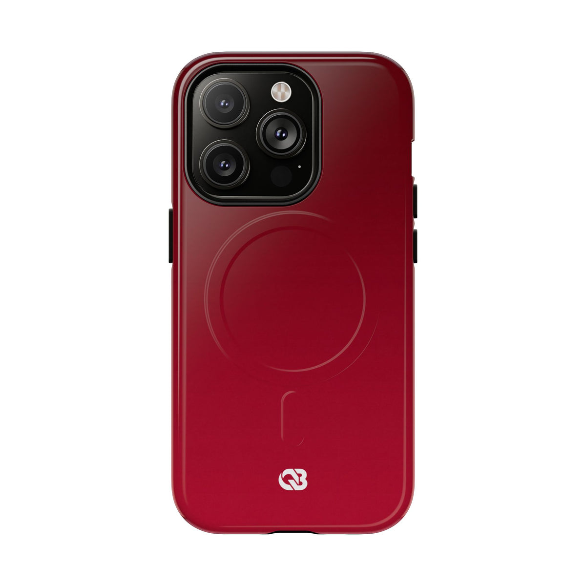 Red Tough 2.0 Magsafe Phone Case for iPhone - Crimson Velvet Fade