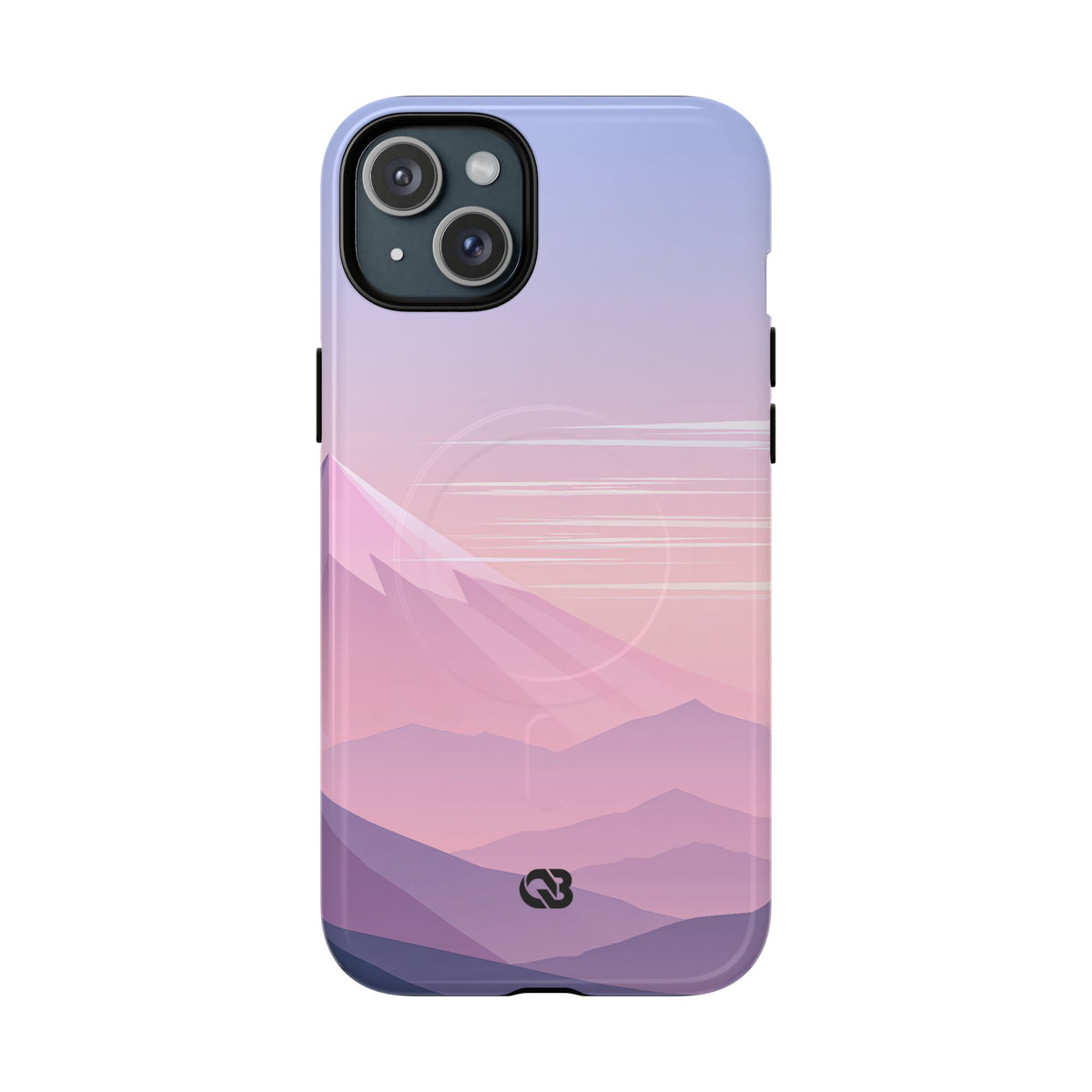 Alpine Twilight · Tough 2.0 Magnetic Phone Case for iPhone · Pink