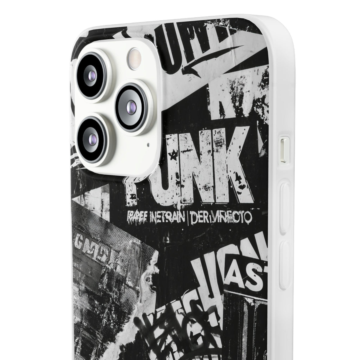 Underground Punk Collage · Lite Phone Case for iPhone · Black