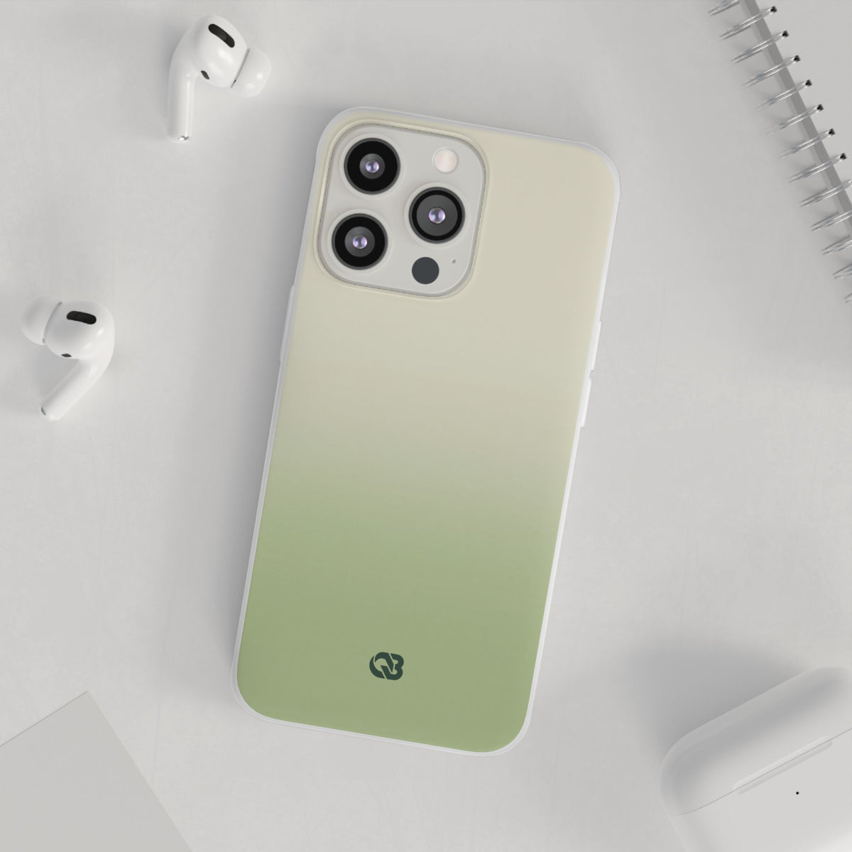 Muted Sage Ombre · Lite Phone Case for iPhone · Green