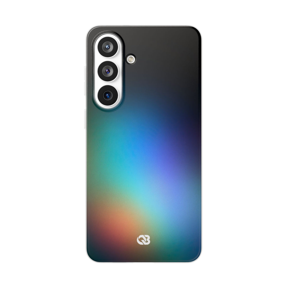 Black Lite Phone Case for Samsung - Electric Prism Grain