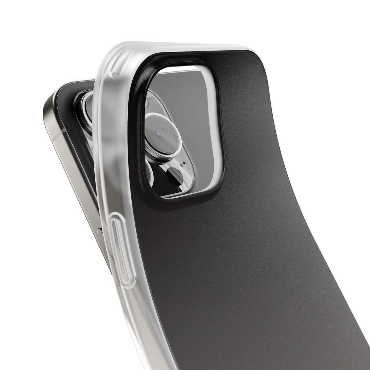 Grey Lite Phone Case for iPhone - Obsidian Ash Fade