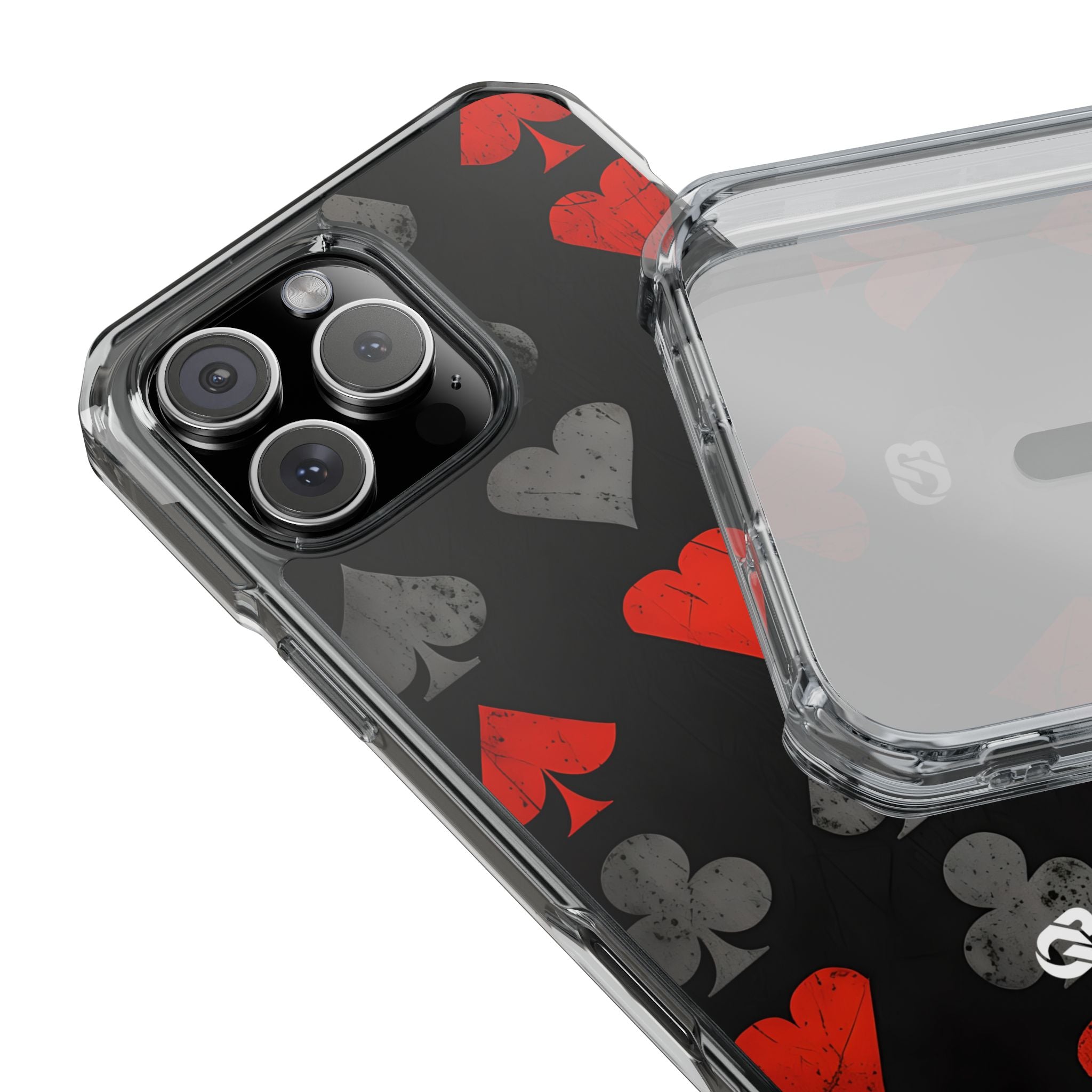 Crimson Ash Suits · Impact Hoesje voor iPhone · Magsafe