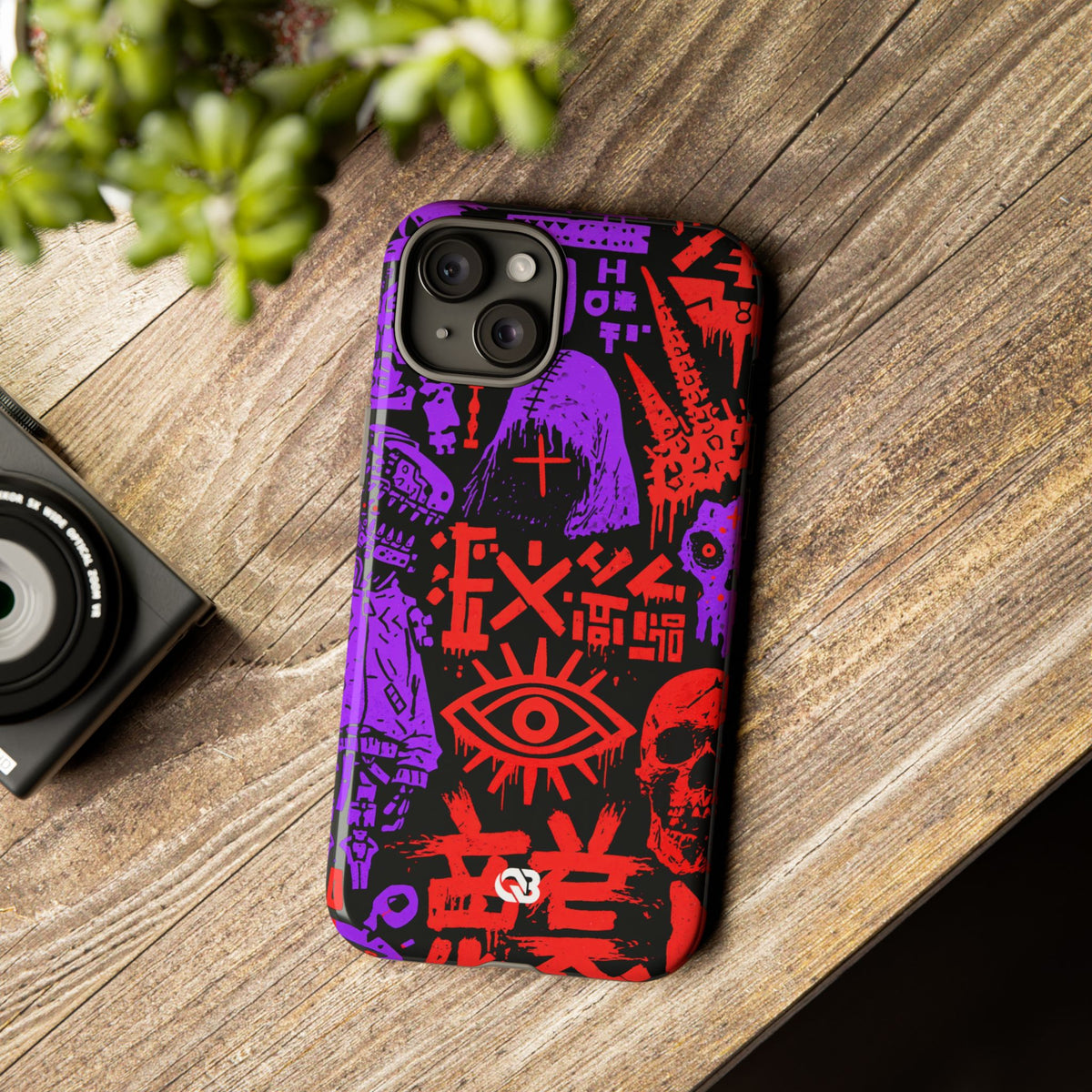 Underground Cyber Glyphs · Tough Phone Case for iPhone · Black
