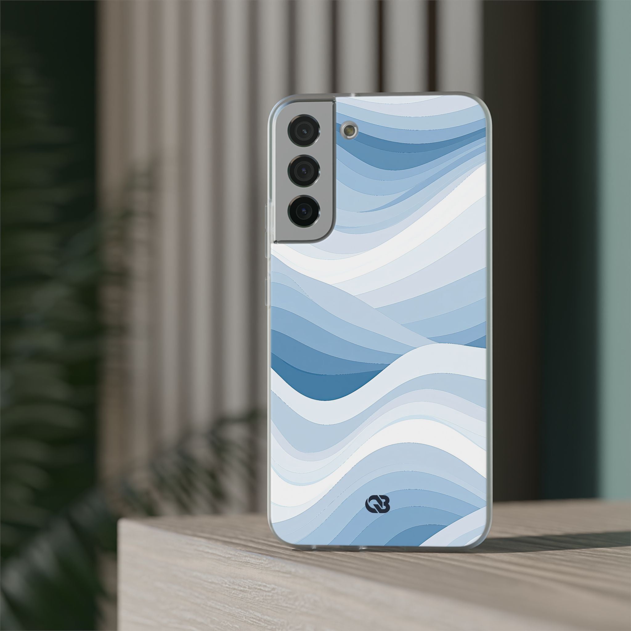 Blue Lite Phone Case for Samsung - Glacial Indigo Flow