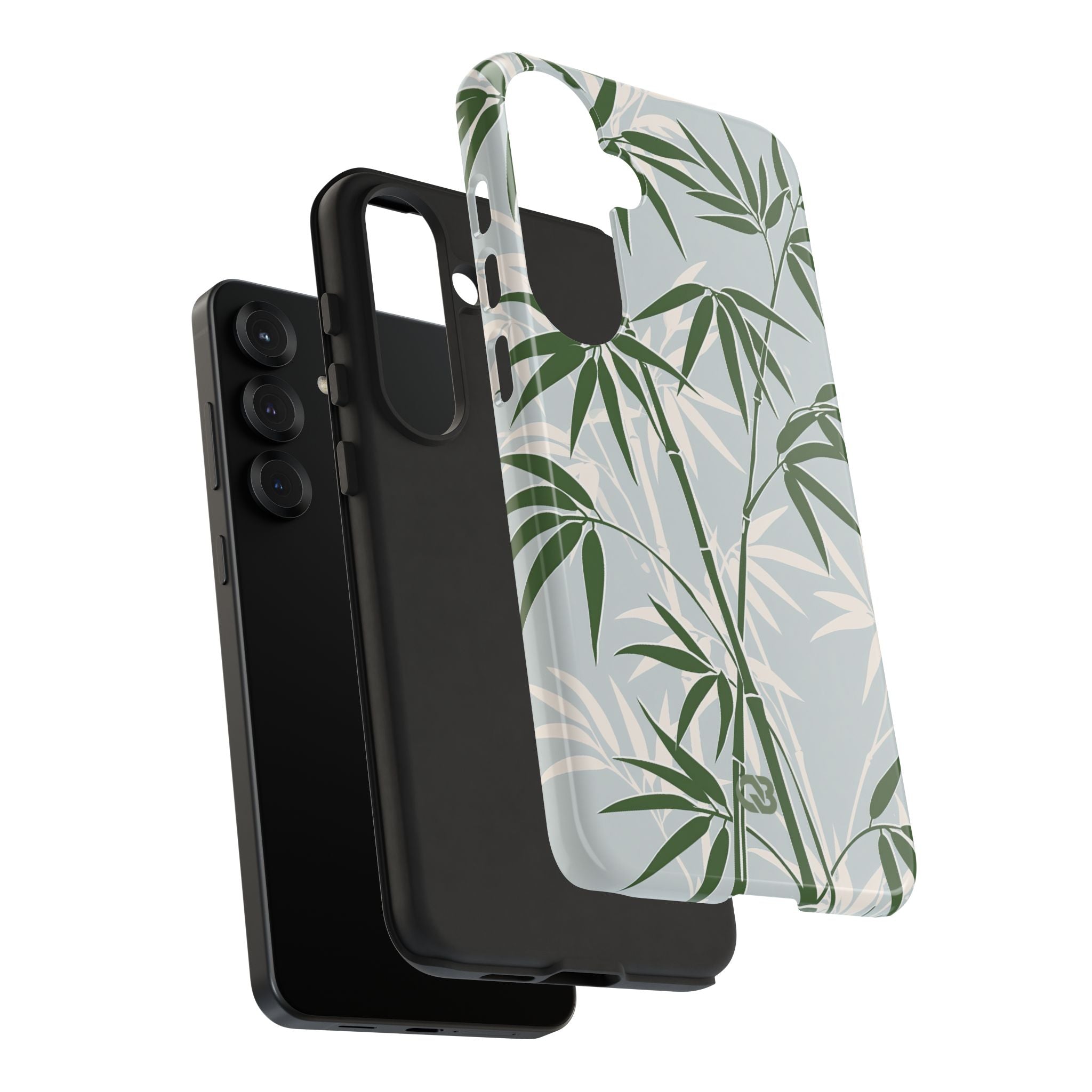 Green Tough Phone Case for Samsung - Kyoto Bamboo Canopy