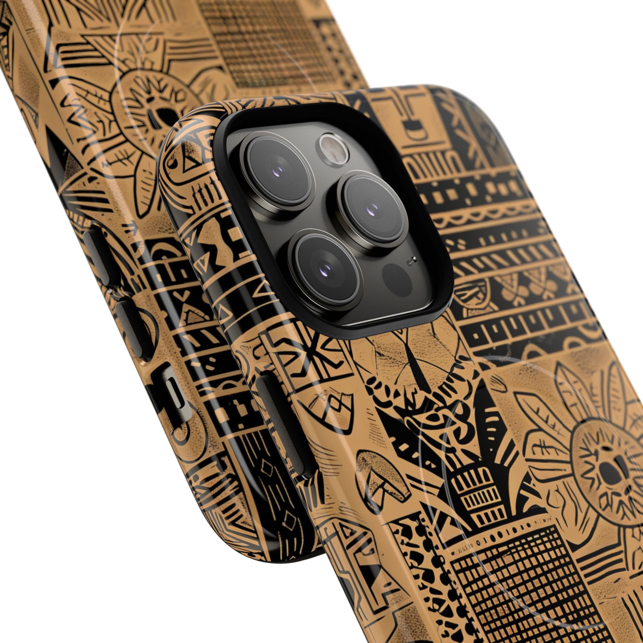 Tribal Faces iPhone 14 Pro Max Case - Tough+