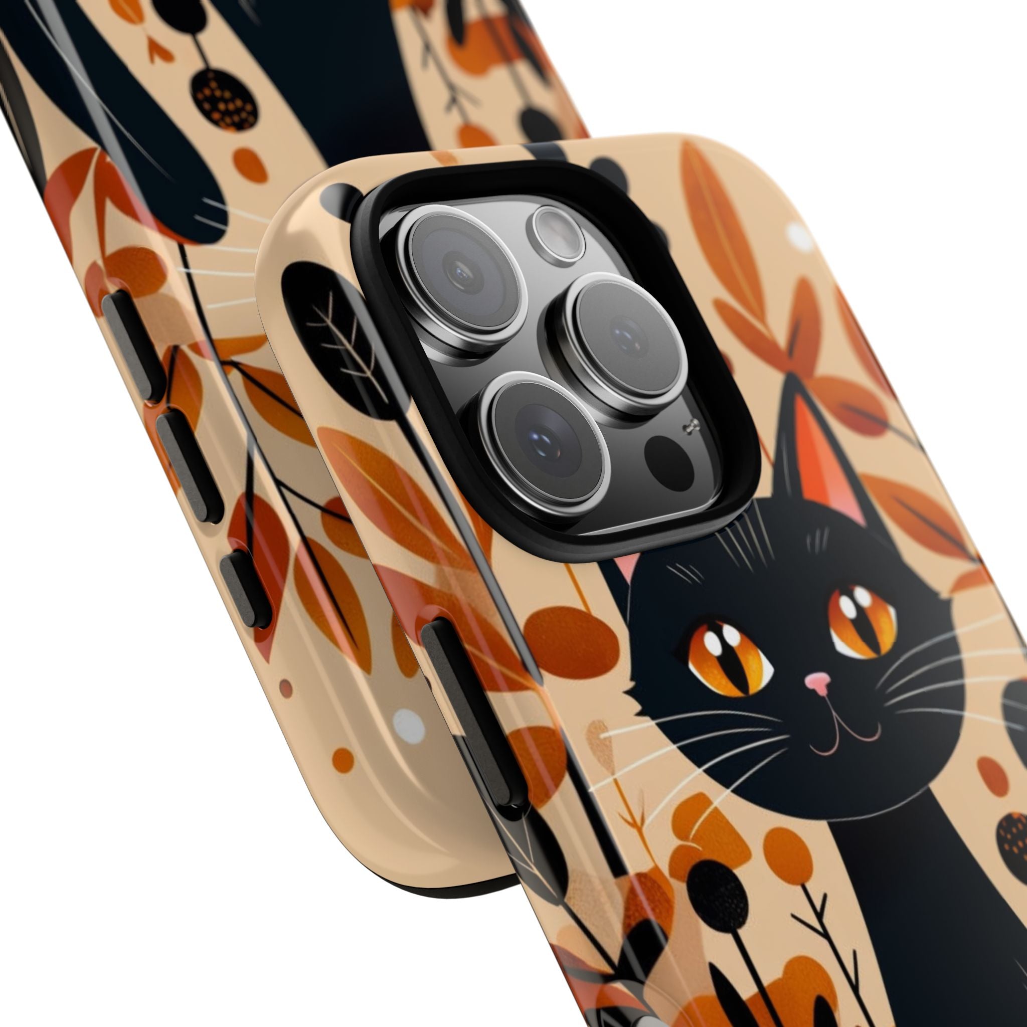 Whiskered Glow iPhone 16 Pro Case - Tough