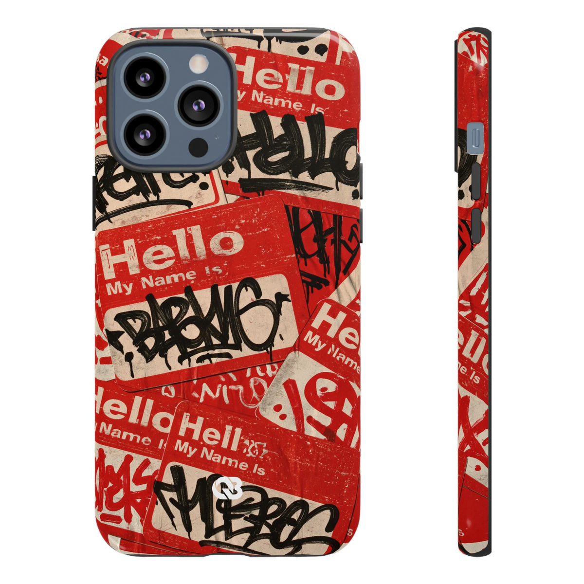 Slap Tag Collage · Tough Phone Case for iPhone · Red