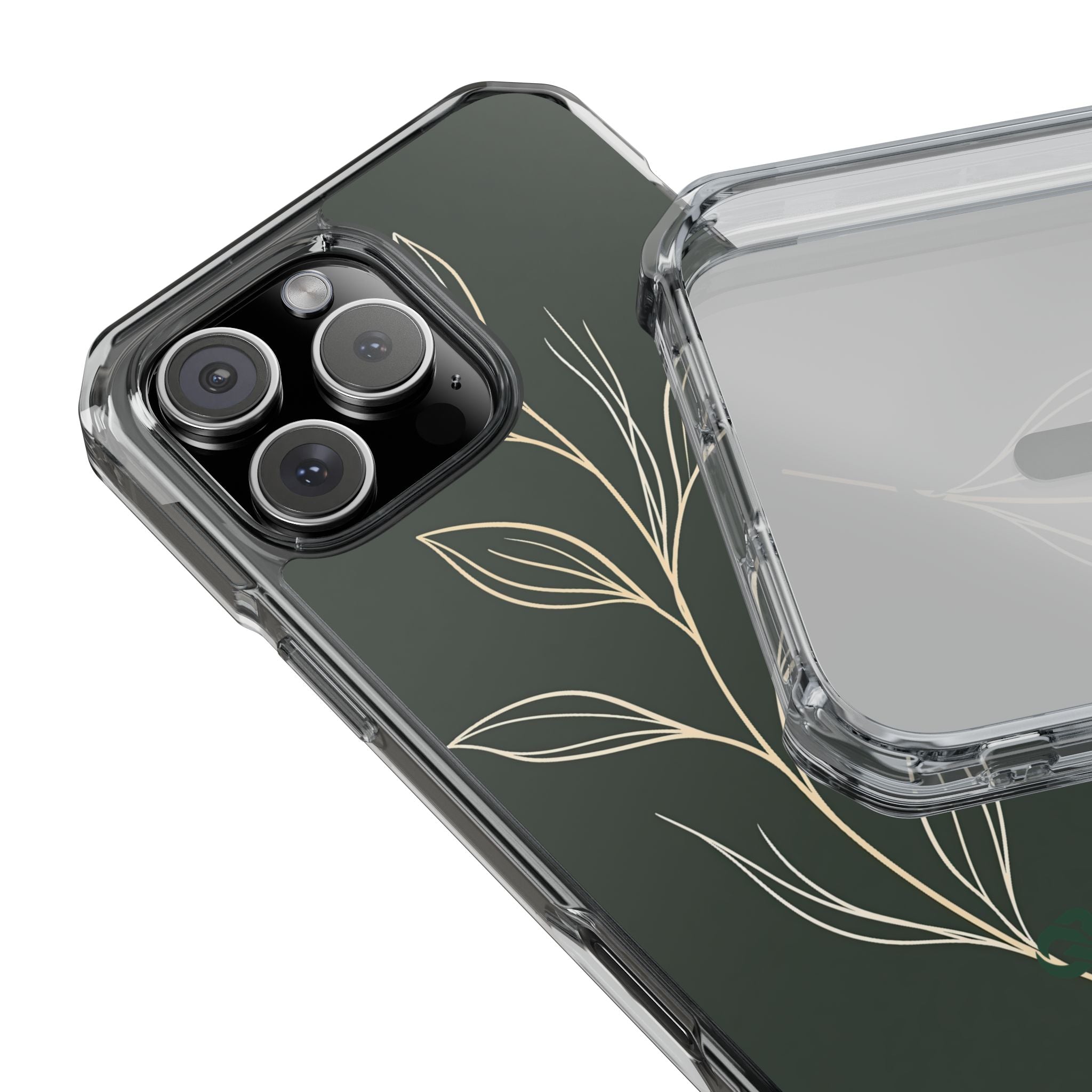 Green Impact MagSafe Phone Case for iPhone - Deep Moss Willow