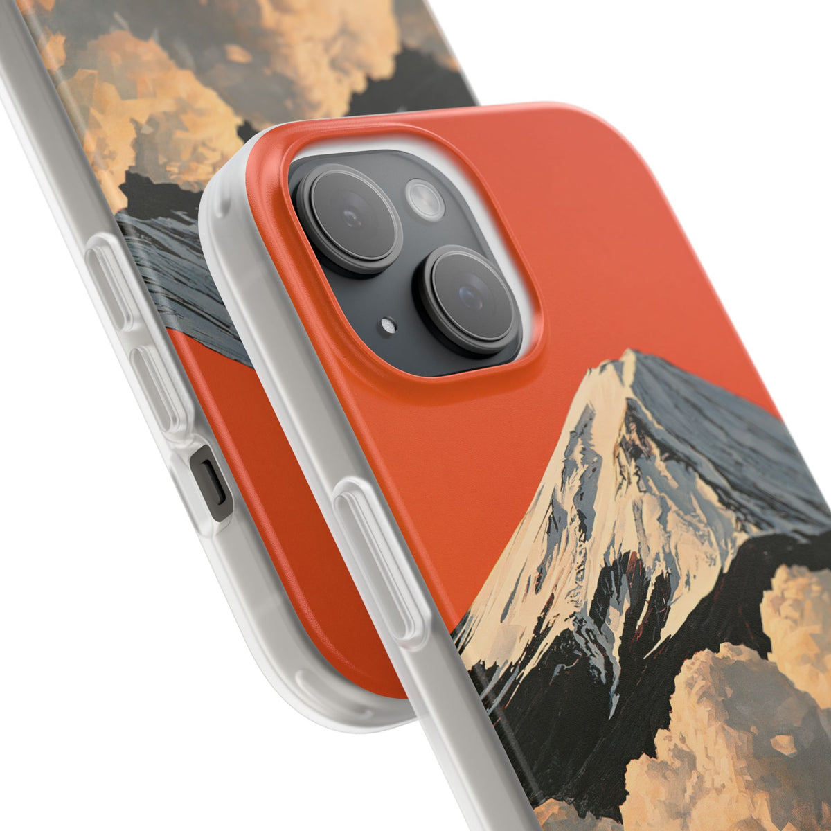Sacred Peak Fuji · Lite Phone Case for iPhone · Orange