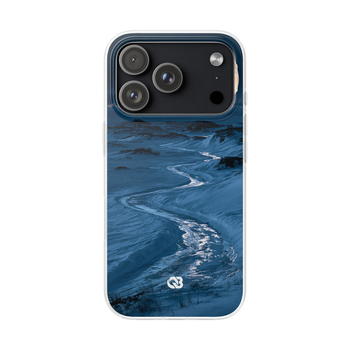 Arctic Moon Drift · Lite Phone Case for iPhone · Blue