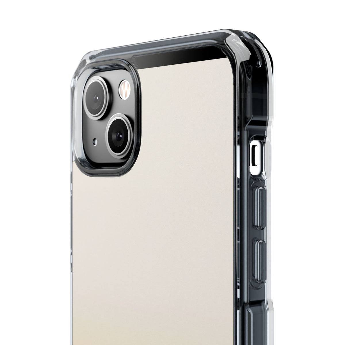 Solar Cream Ombre · Clear Impact Magnetic Phone Case for iPhone · Yellow