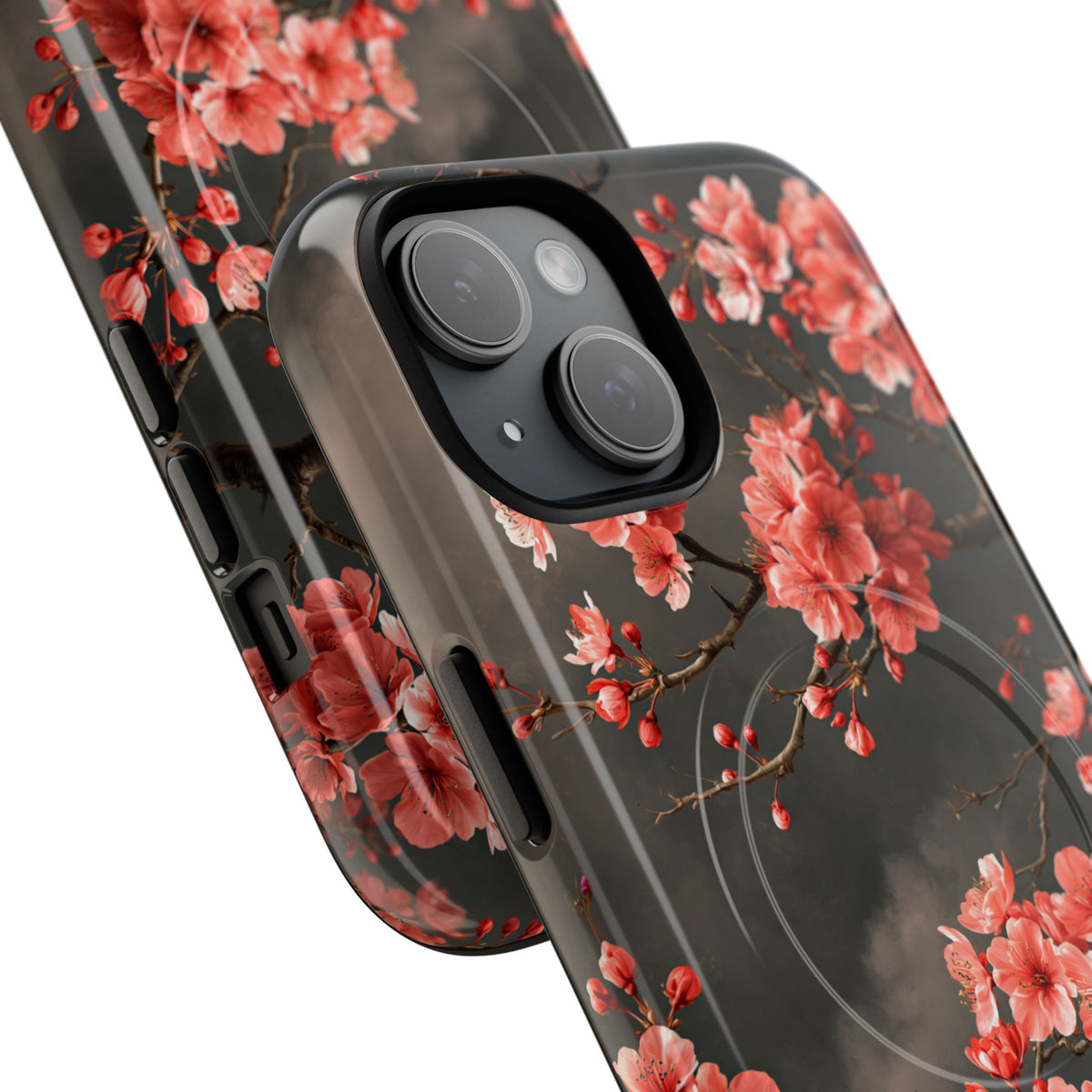 Dark Sakura Nocturne · Tough 2.0 Magnetic Phone Case for iPhone · Black