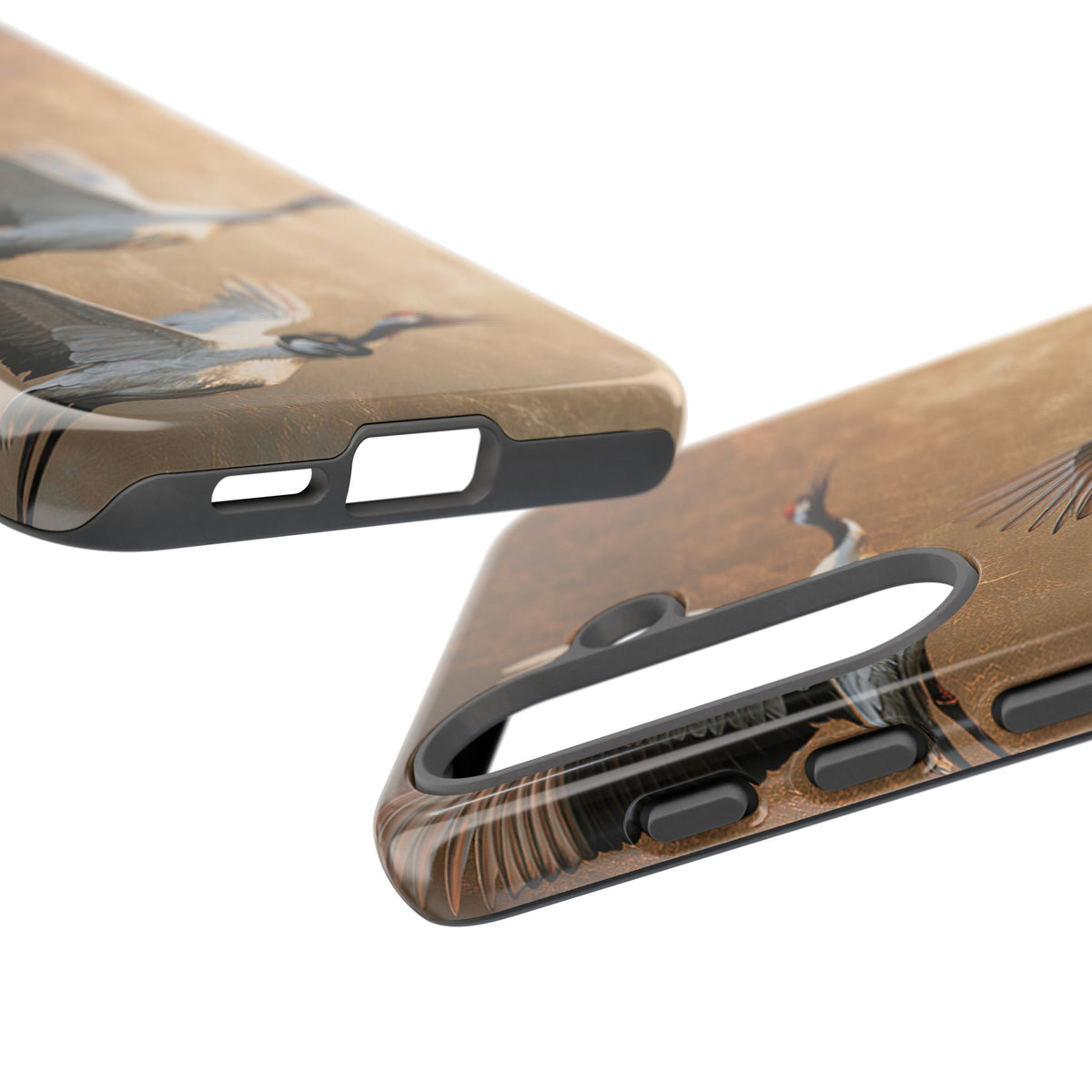 Golden Crane Flight · Tough Phone Case for Samsung · Gold