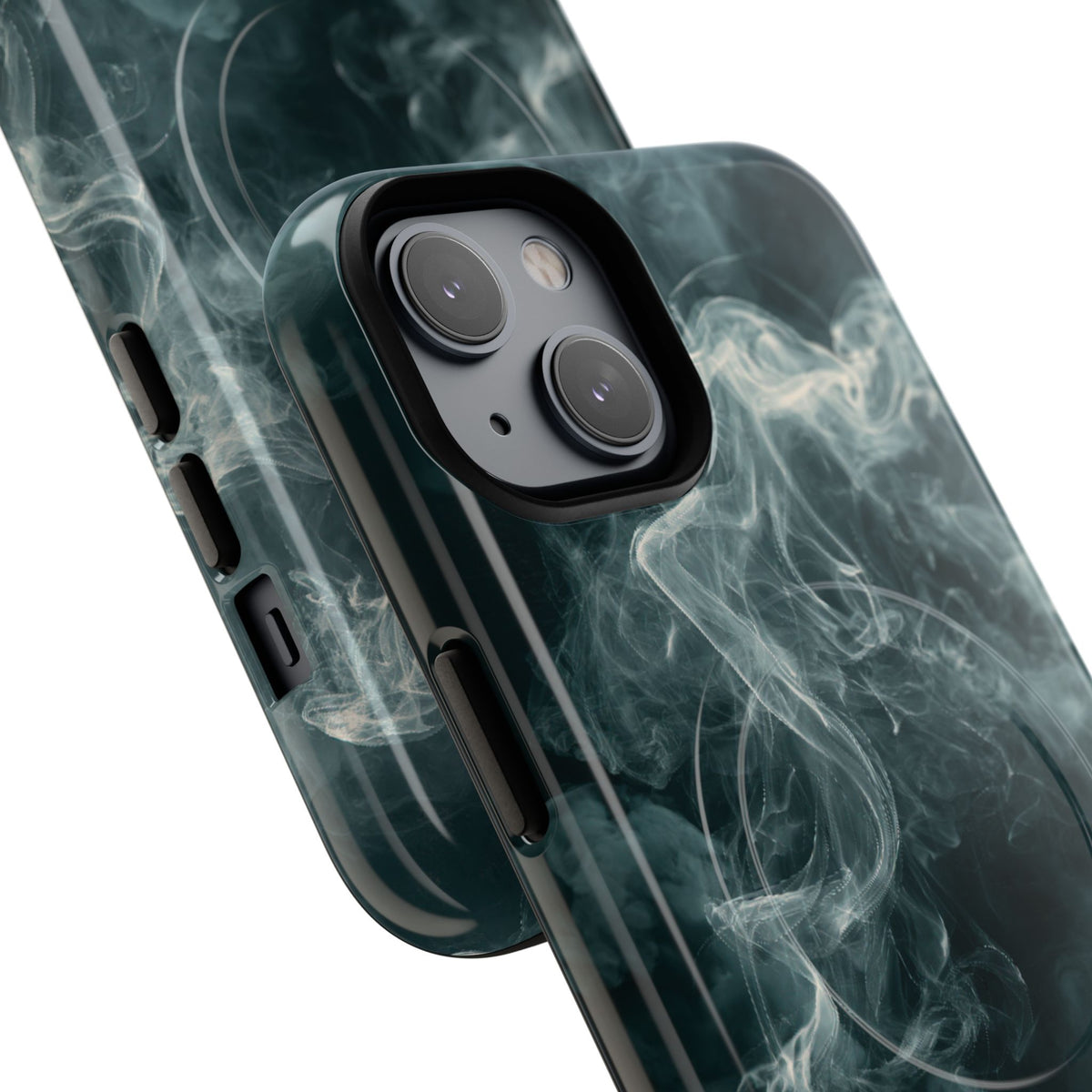 Luminescent Vapor Drift · Tough 2.0 Magnetic Phone Case for iPhone · Teal