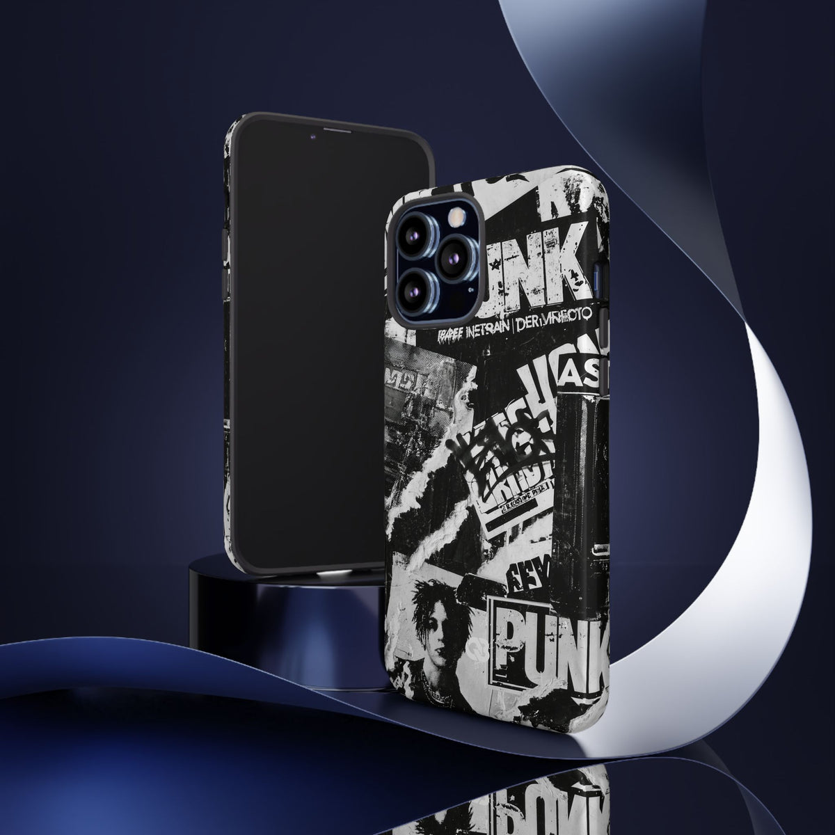 Underground Punk Collage · Tough Phone Case for iPhone · Black