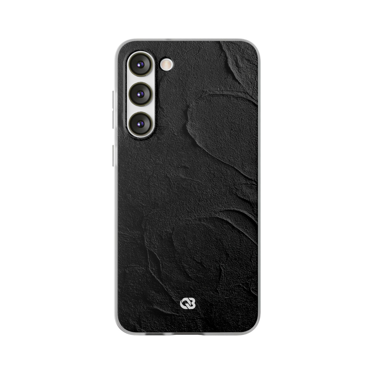 Obsidian Stucco Relief · Lite Phone Case for Samsung · Black