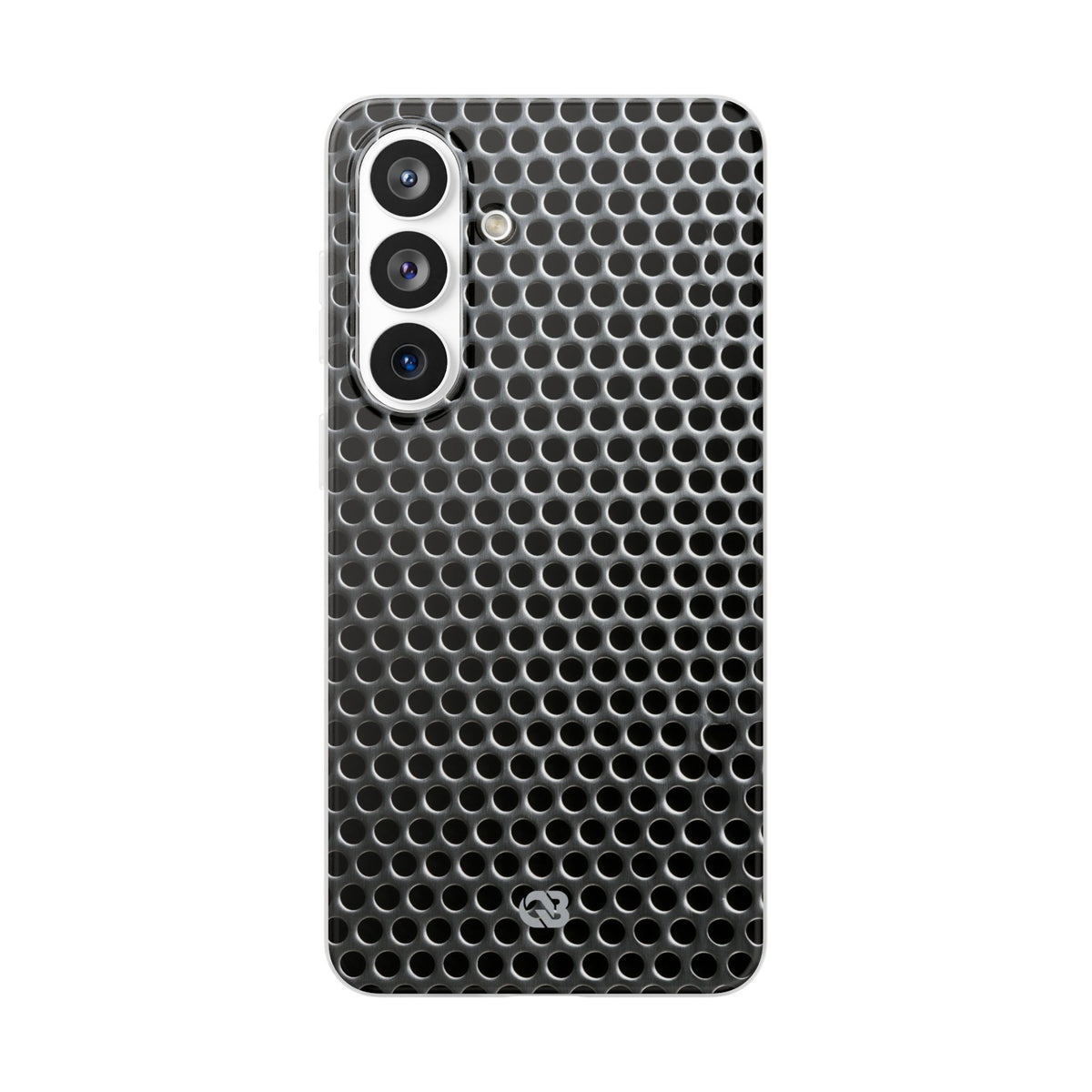 Silver Lite Phone Case for Samsung - Brutalist Steel Mesh