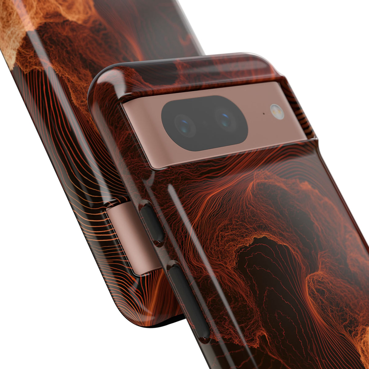 Amber Filament · Tough Phone Case for Pixel · Orange