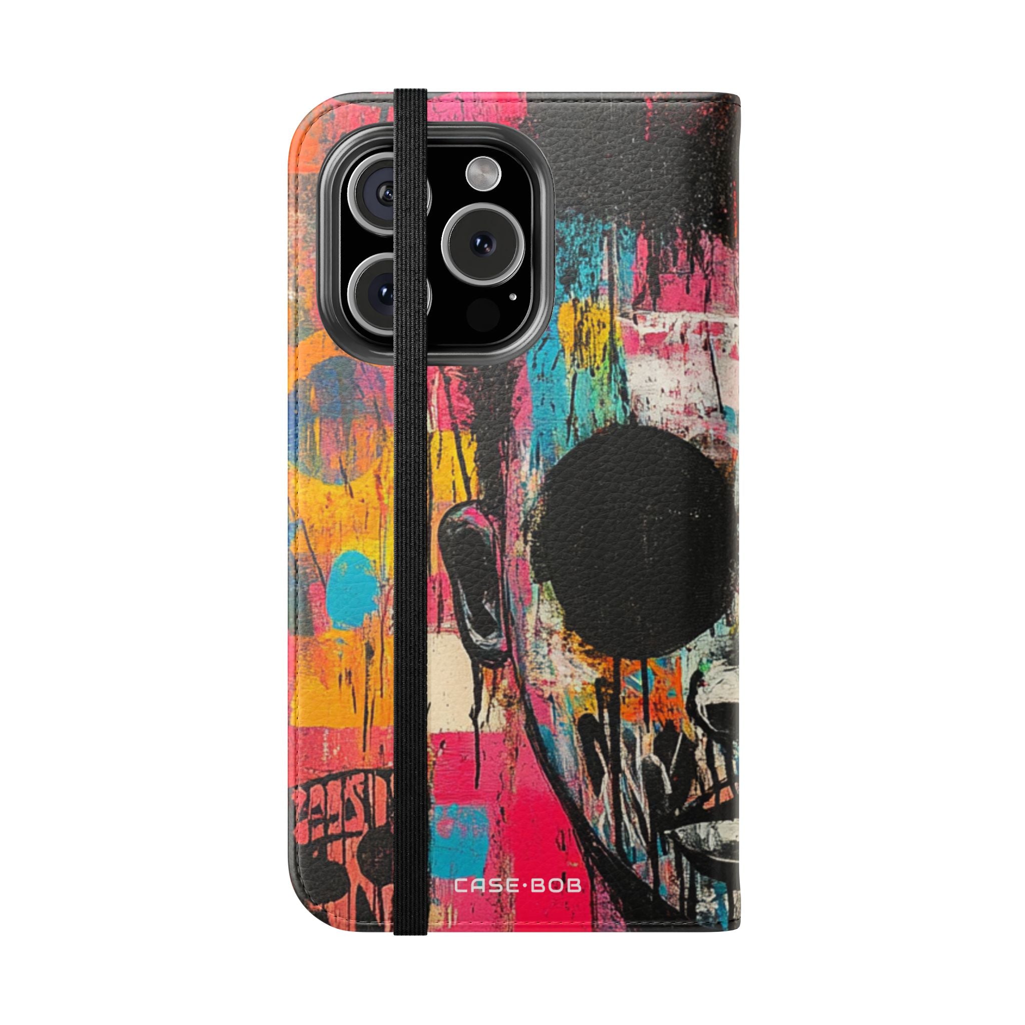 Black Orb Face - iPhone 16 Pro Case - Wallet