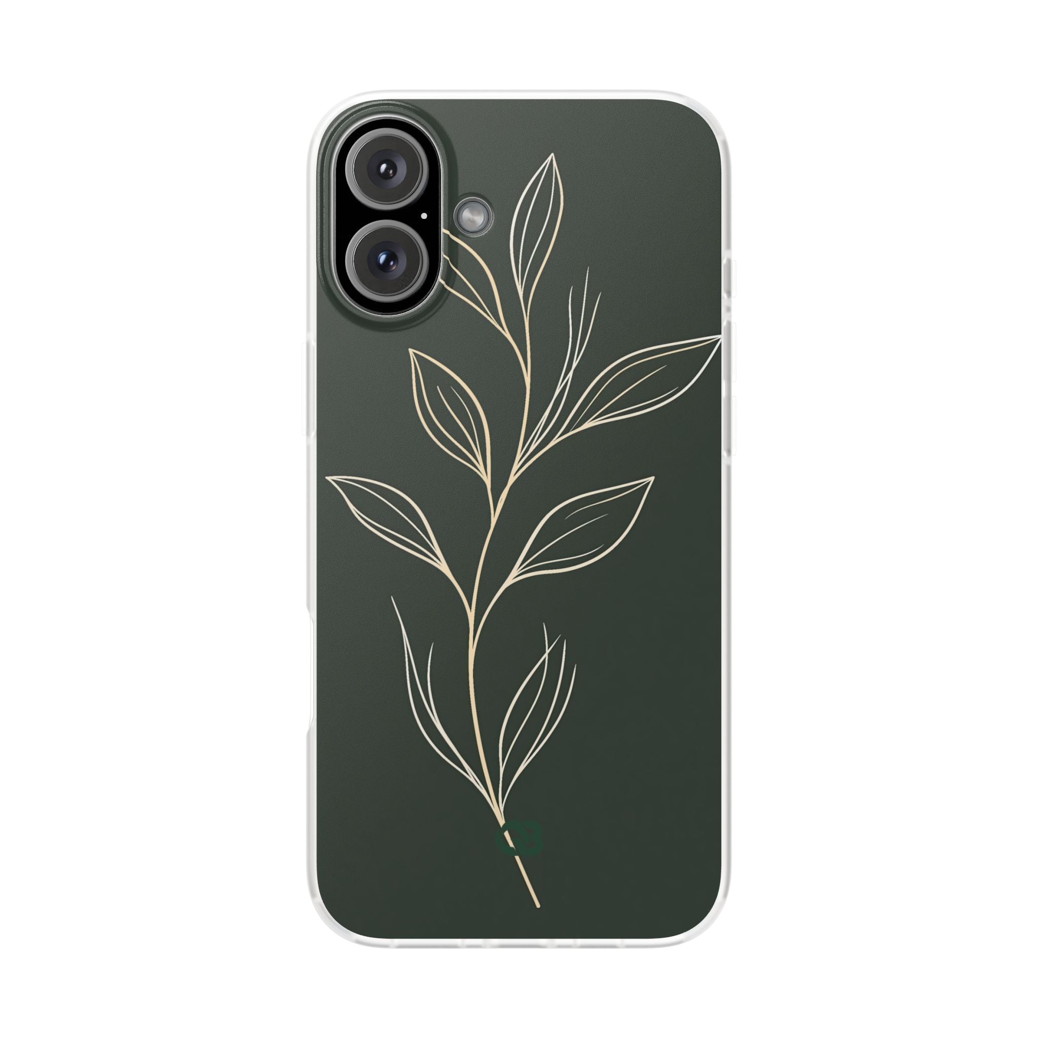 Green Lite Phone Case for iPhone - Deep Moss Willow
