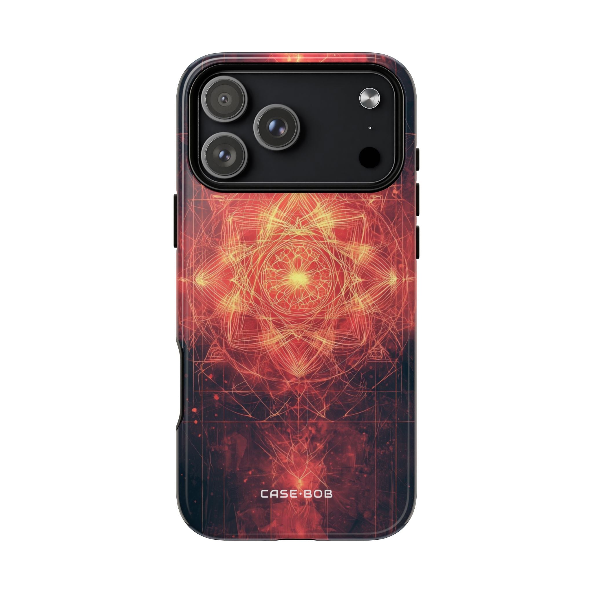 Radiant Mandala iPhone 17 Pro Max Case - Tough+ - CASE•BOB