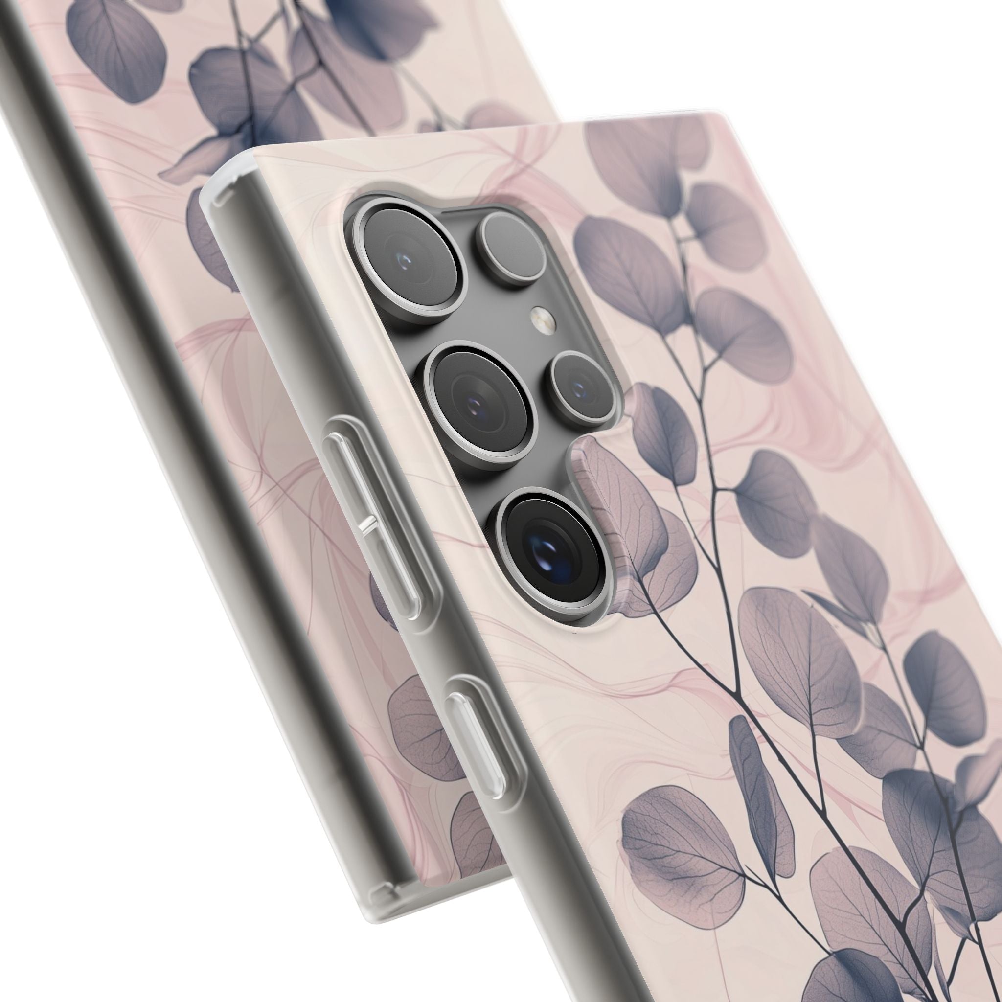 Ethereal Indigo Eucalyptus · Soft Phone Case for Samsung