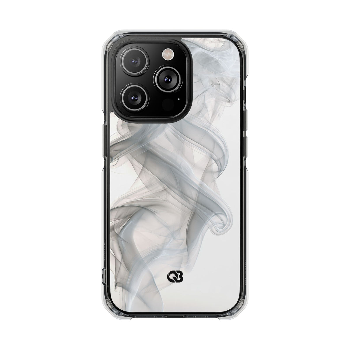 Vapor Noir · Clear Impact Magnetic Phone Case for iPhone · White