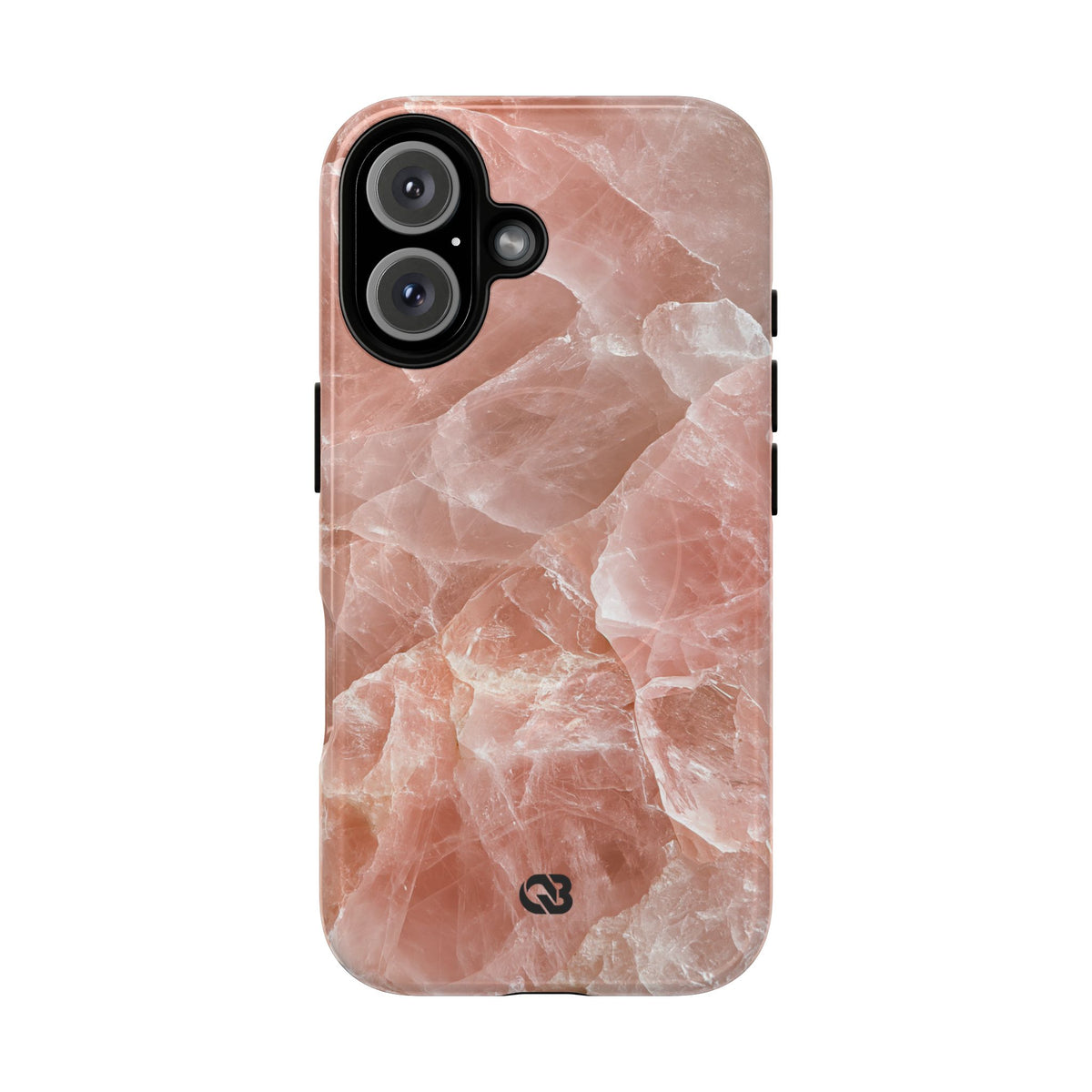 Rose Quartz Facet · Tough 2.0 Magnetic Phone Case for iPhone · Pink