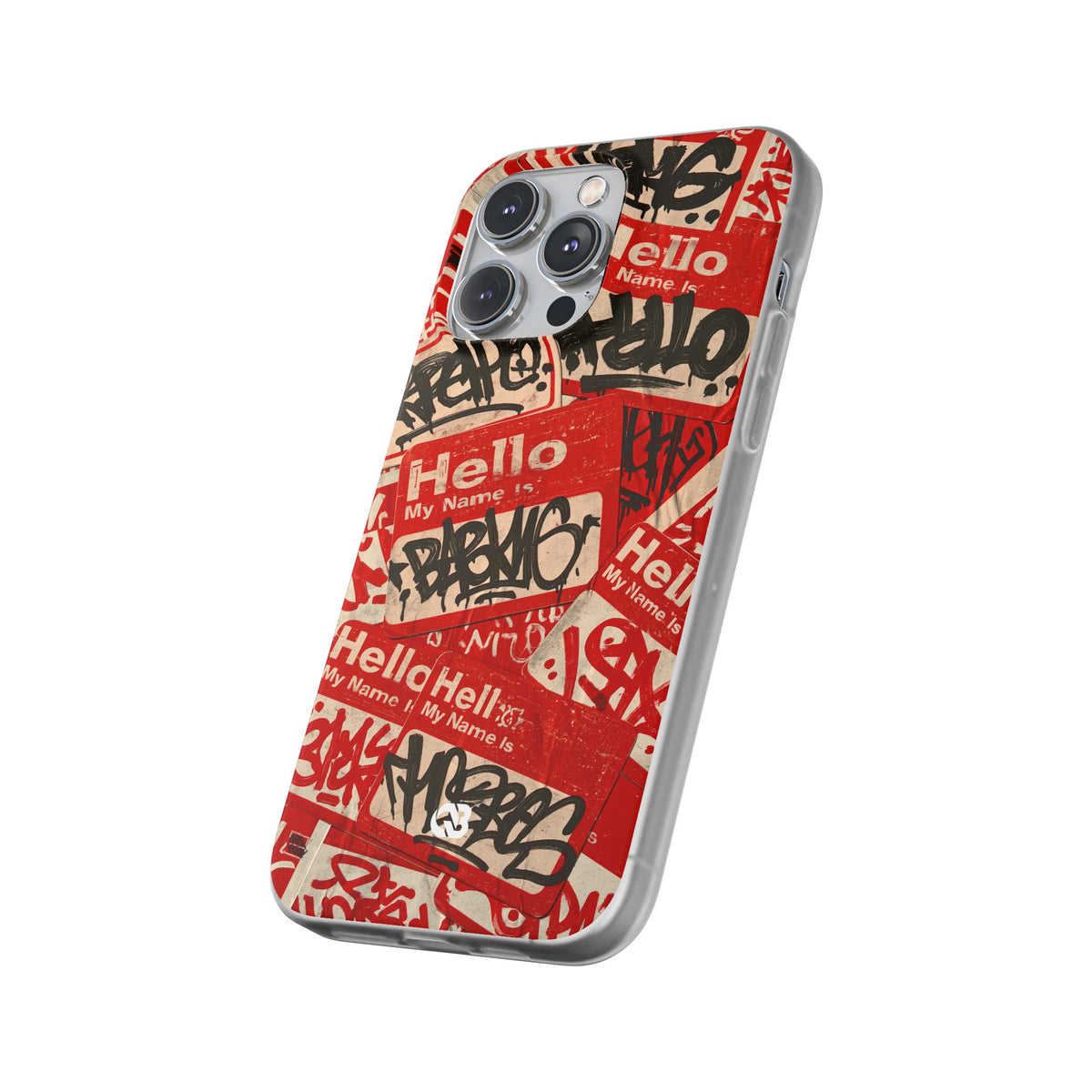 Slap Tag Collage · Lite Phone Case for iPhone · Red