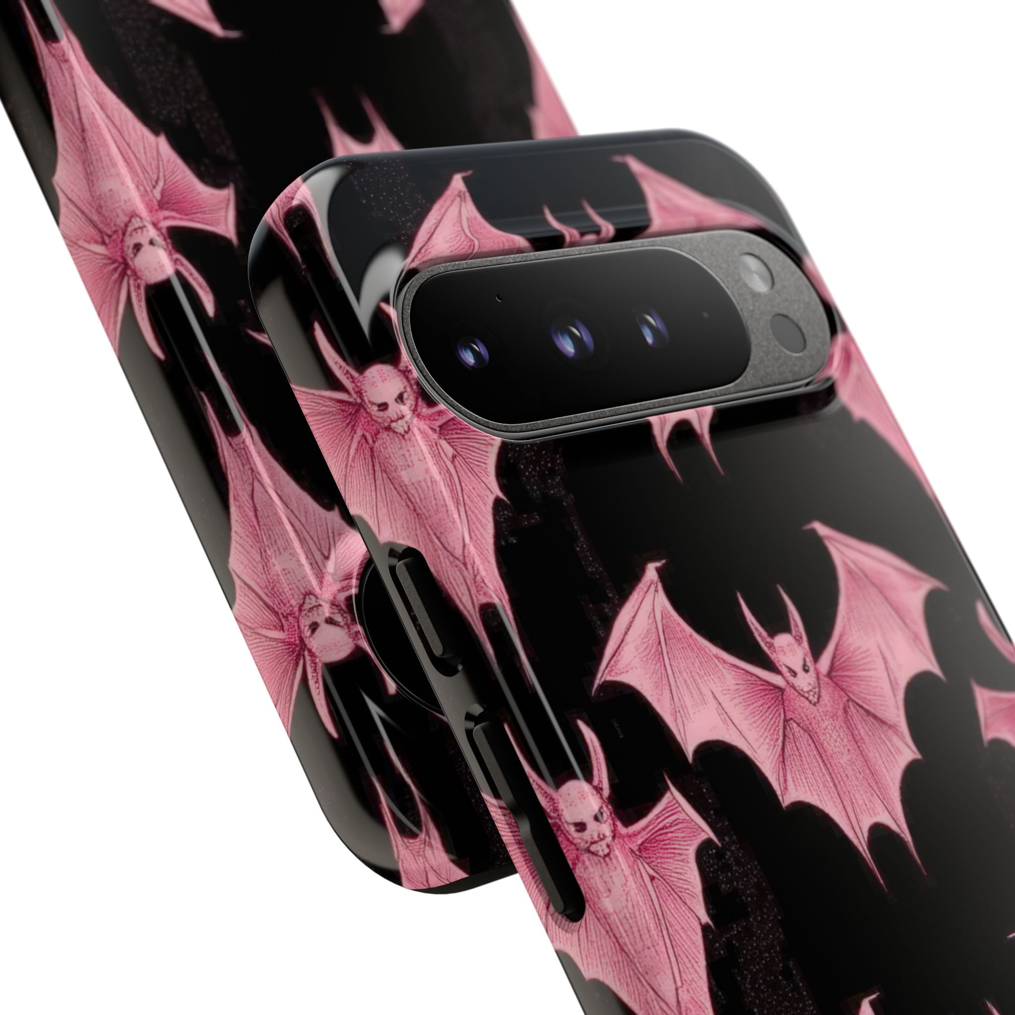 Pink Batwave Google Pixel 9 Pro XL Case - Tough