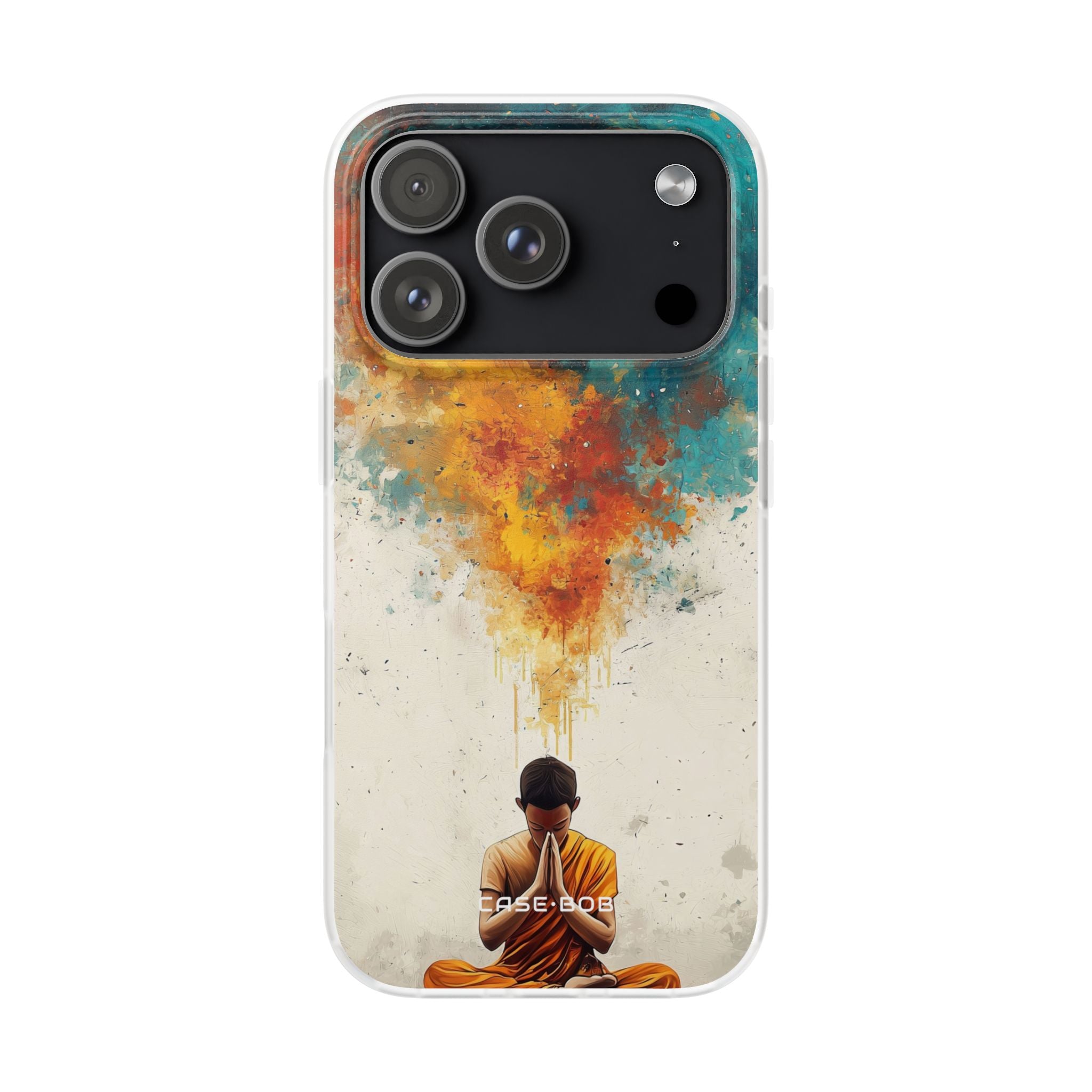 Meditative Glow iPhone 17 Pro Case - Soft - CASE•BOB