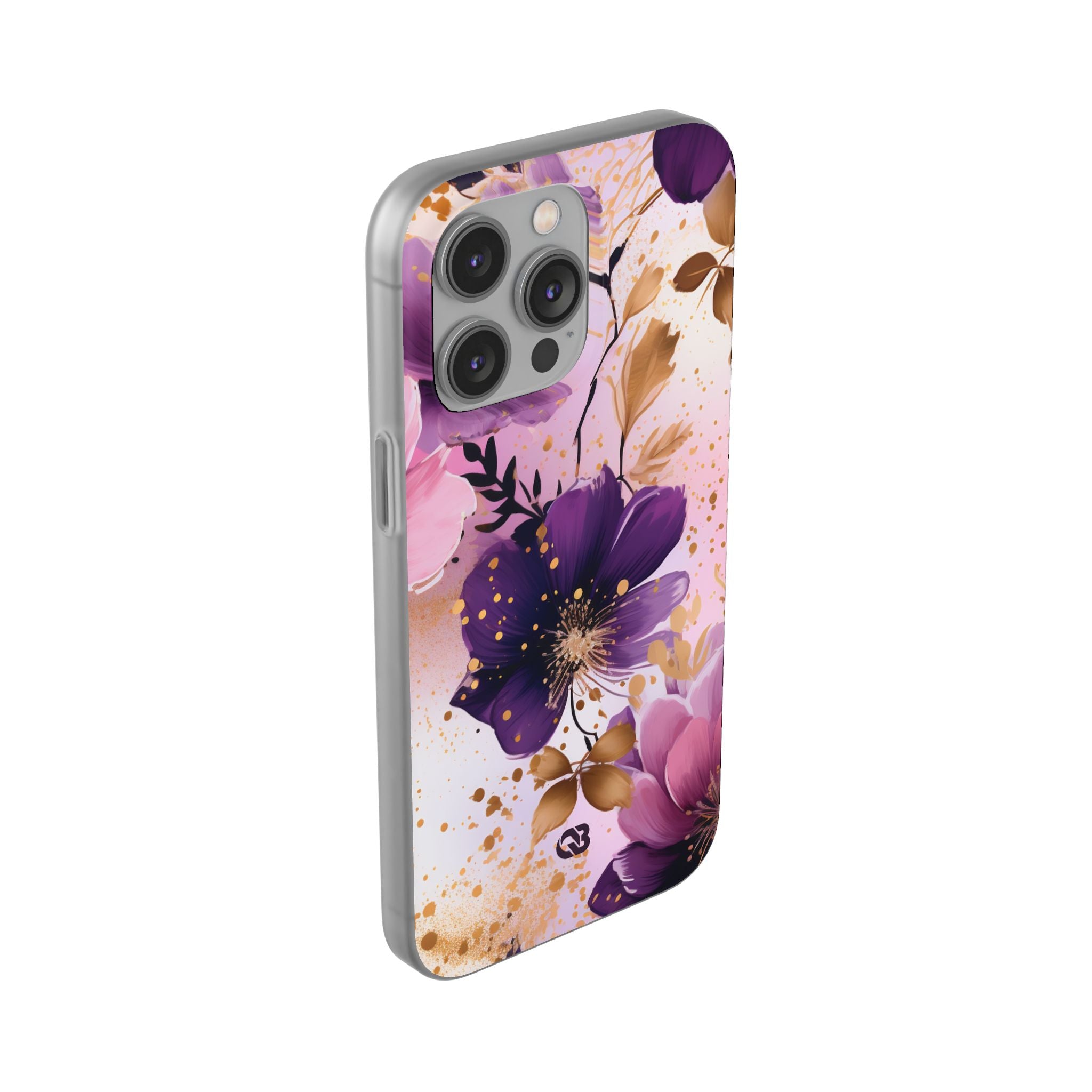 Gilded Violet Bloom · Soft Handyhülle für iPhone