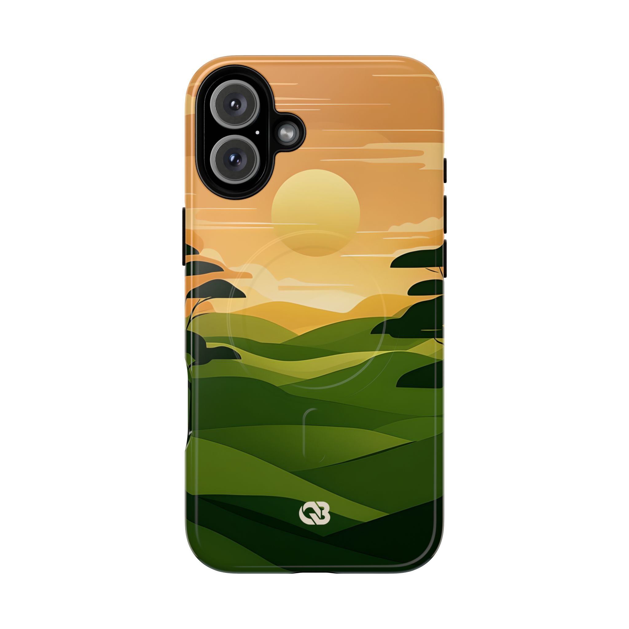 Verdant Horizon Sun · Tough+ Phone Case for iPhone · Magsafe