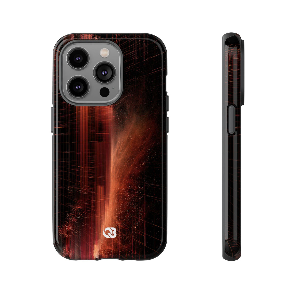 Luminous Monolith · Tough Phone Case for iPhone · Black