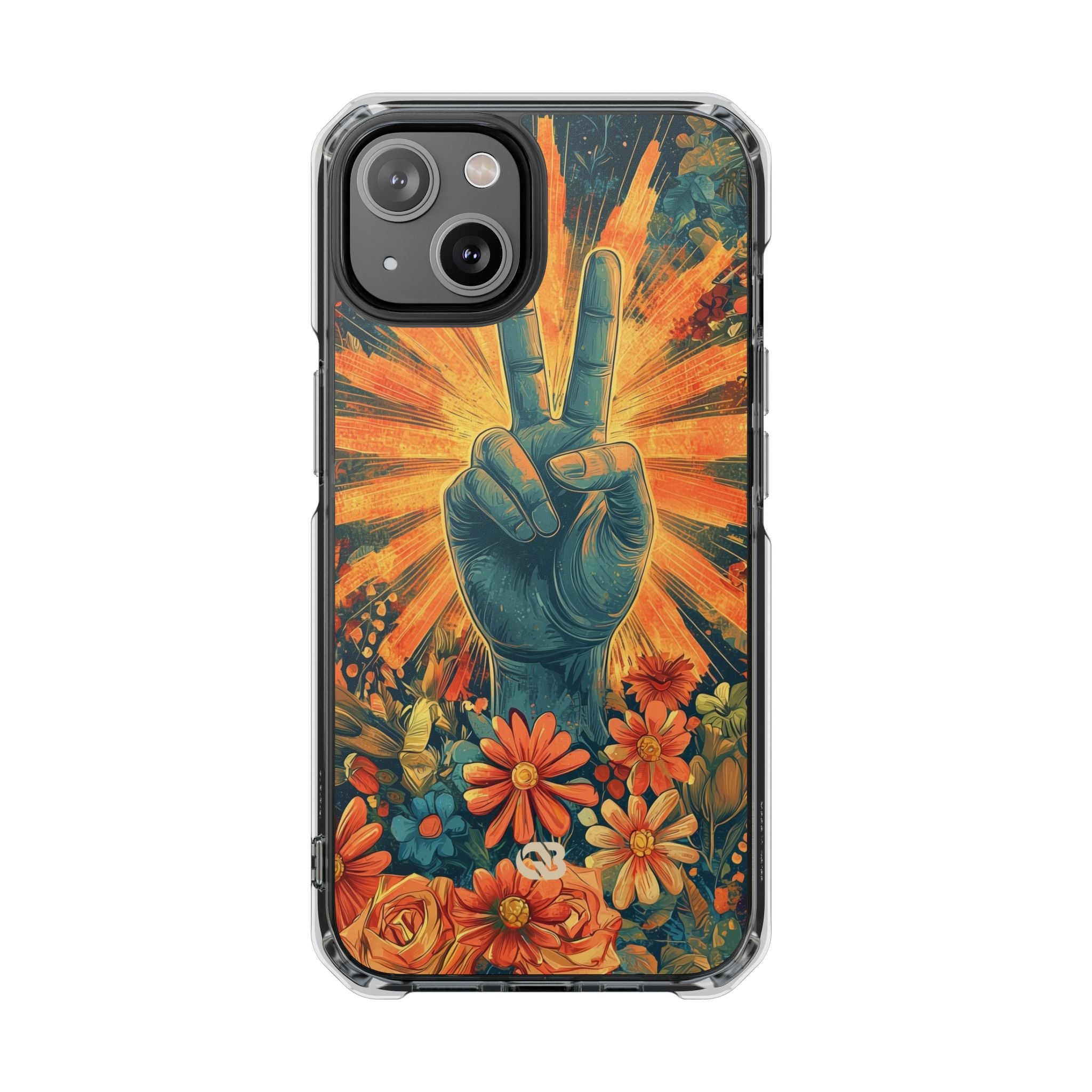 Radiant Peace Bloom · Impact etui na telefon dla iPhone · MagSafe