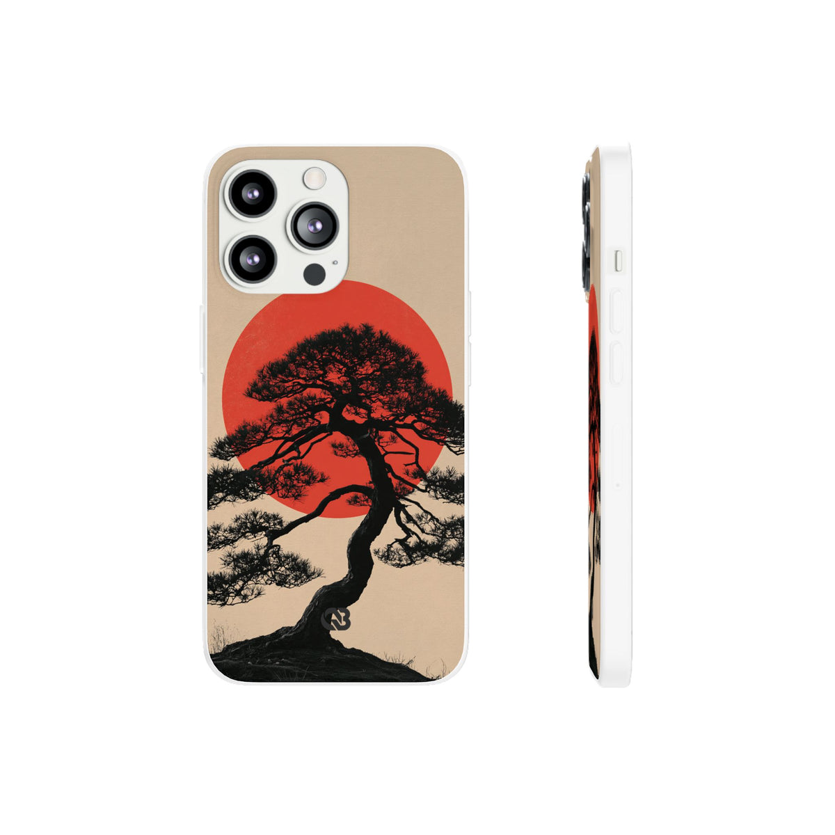 Crimson Pine Solitude · Lite Phone Case for iPhone · Beige